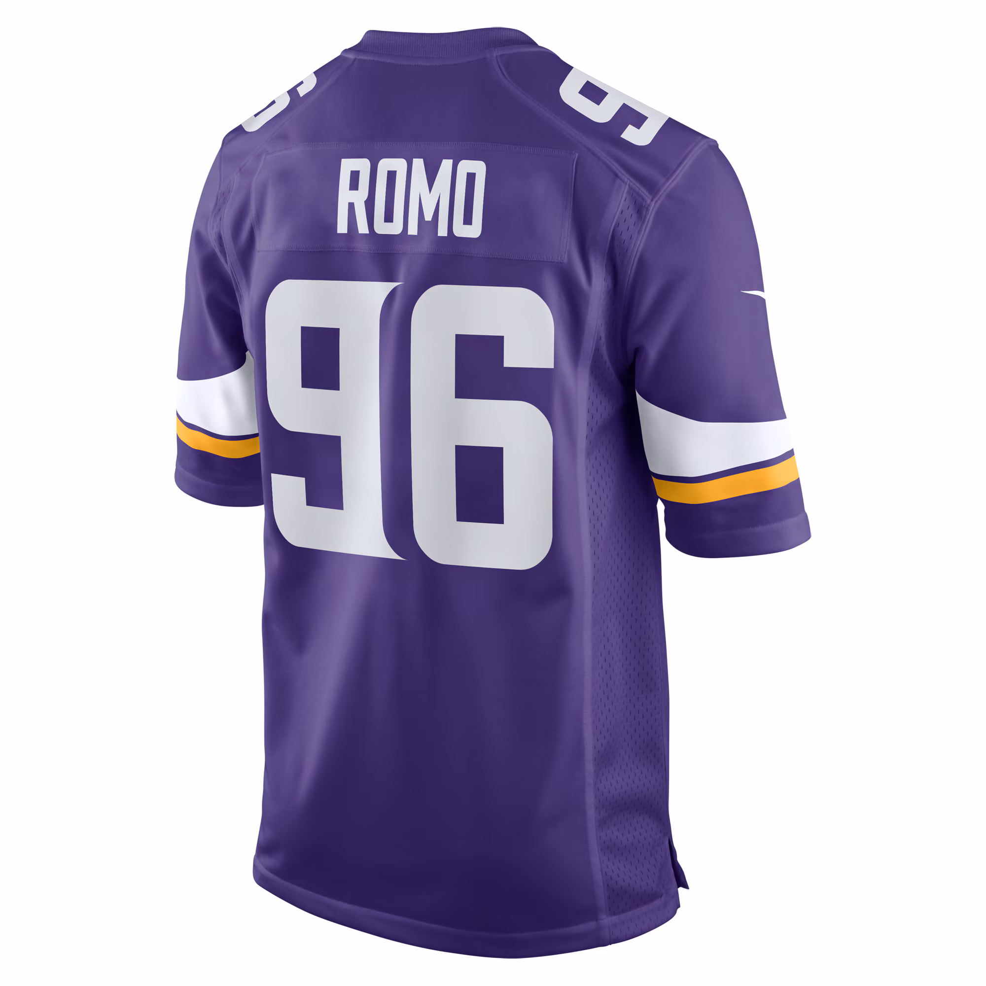 John Parker Romo Minnesota Vikings Game Jersey -  Purple
