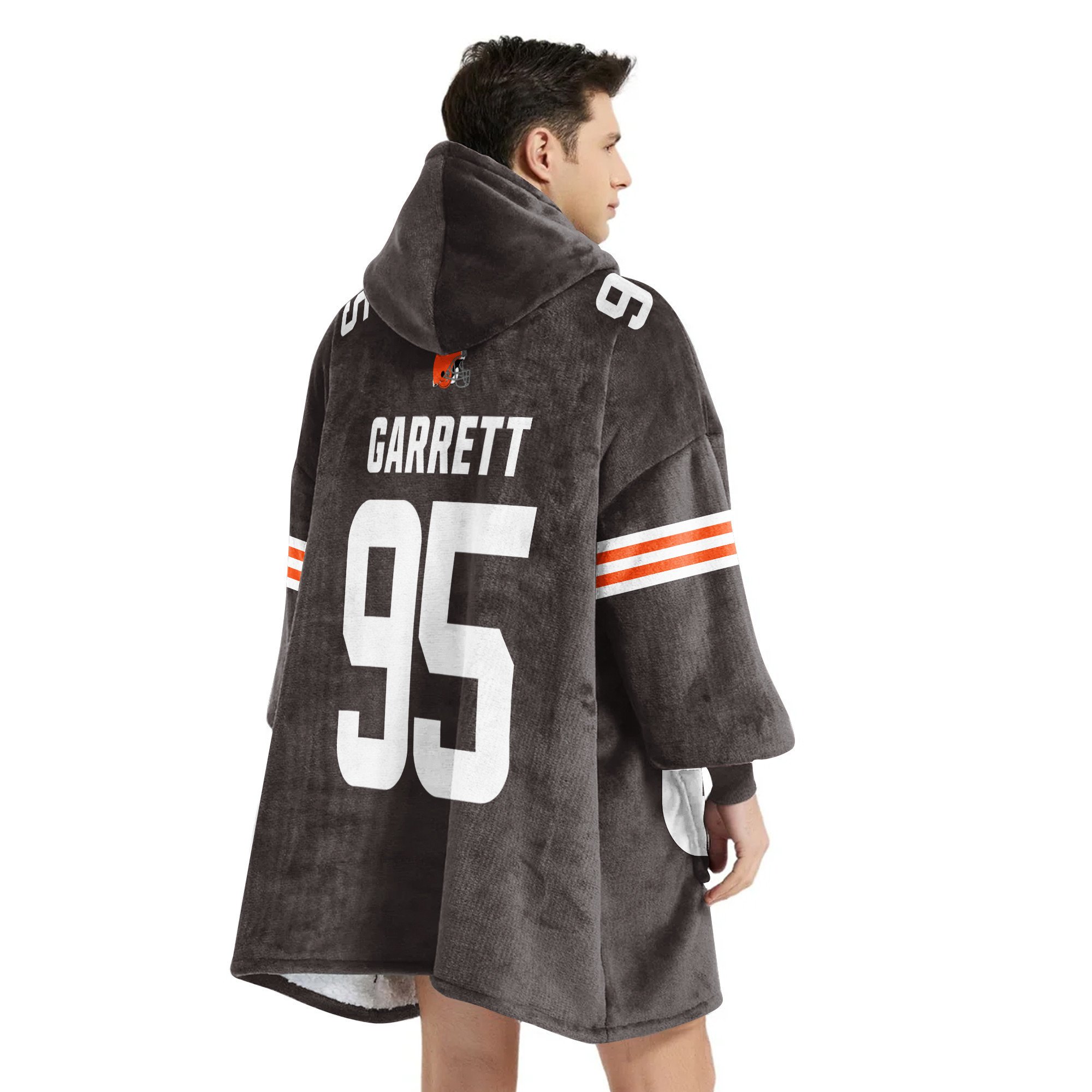 Adult Captain MG 95 Cleveland Football Unisex Blanket Hoodie