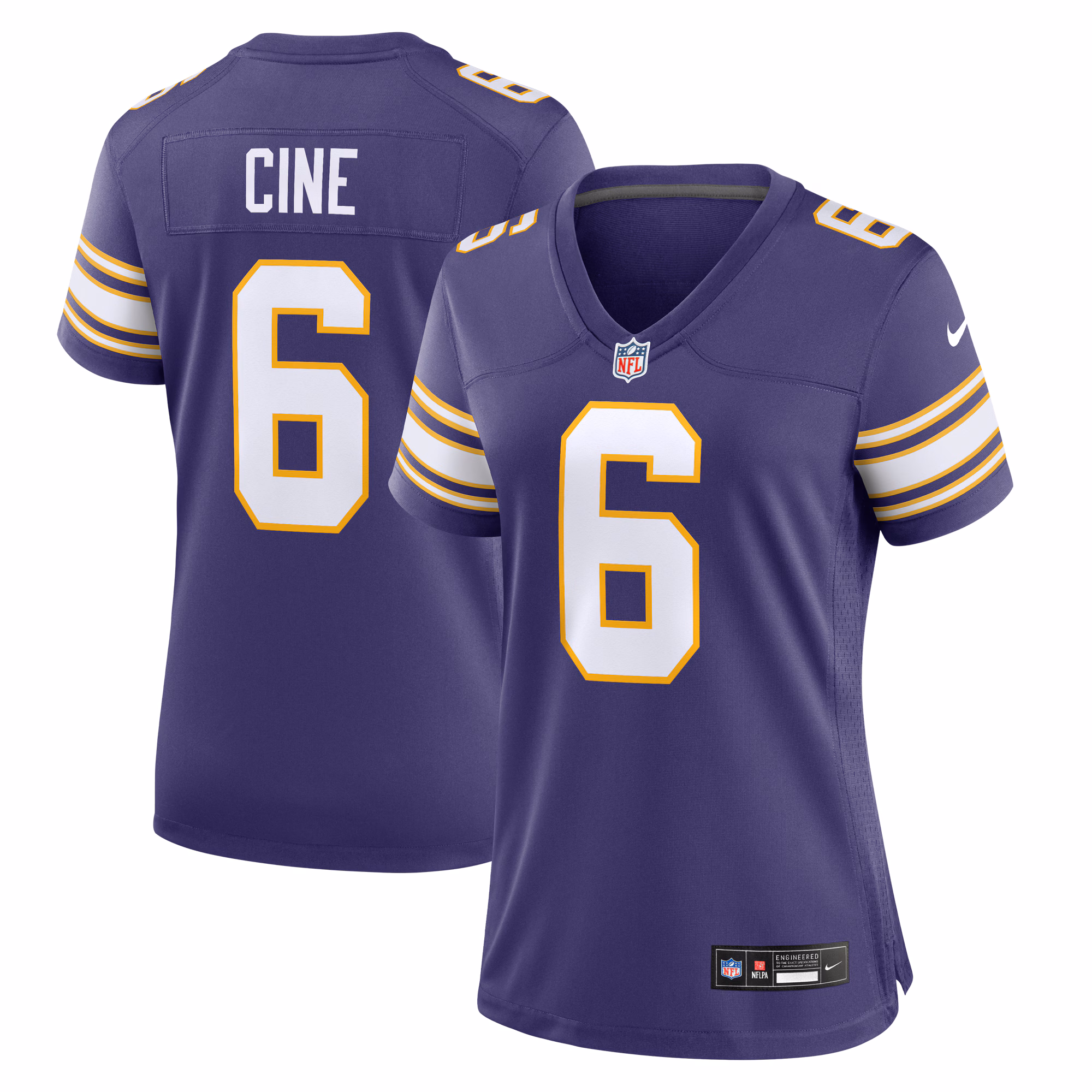 Lewis Cine Minnesota Vikings Women's Classic Player Game Jersey - Purple