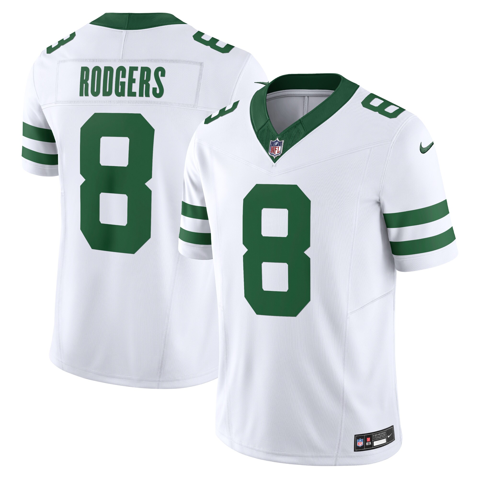 Aaron Rodgers New York Jets Vapor F.U.S.E. Limited Jersey  - Legacy White