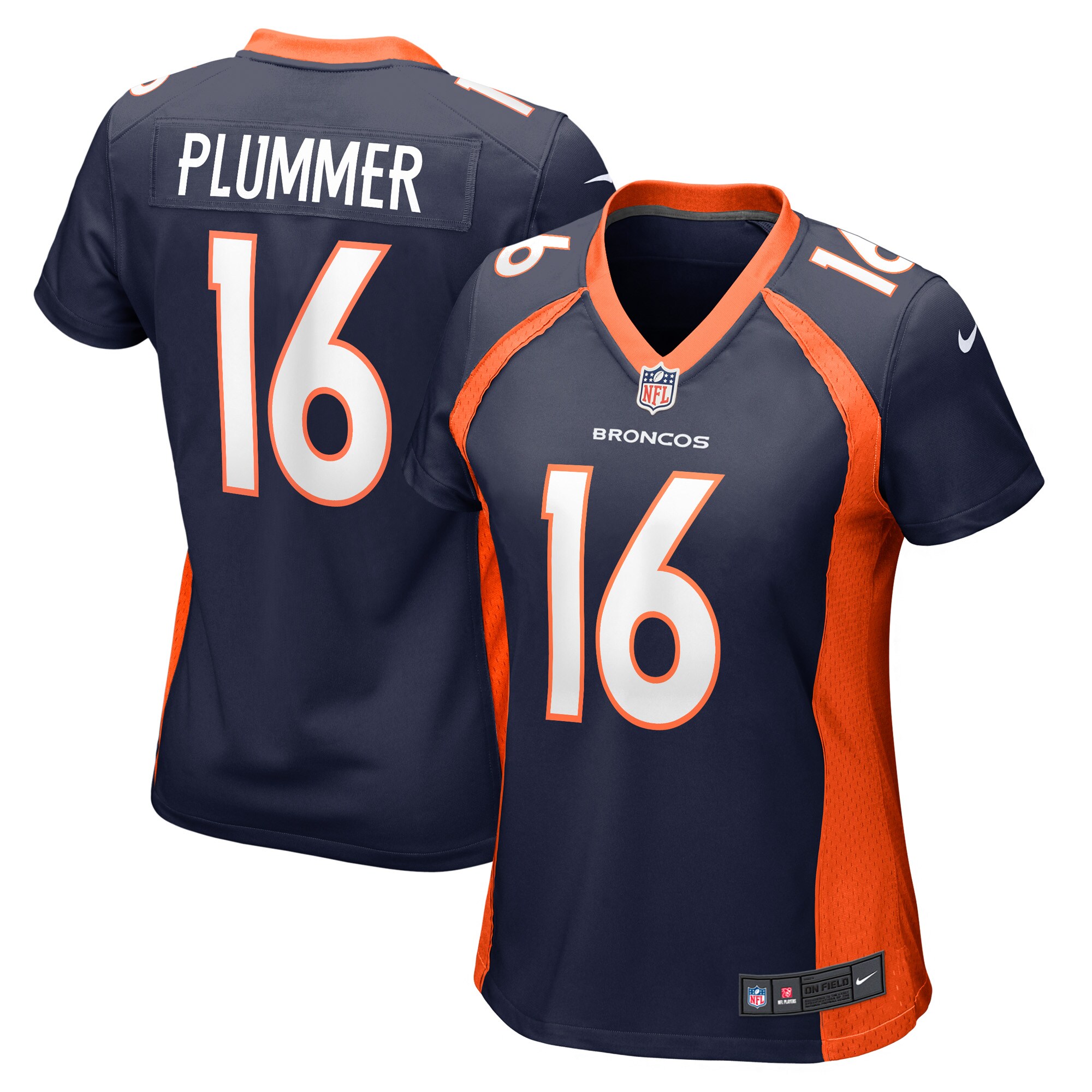 Jake Plummer Denver Broncos Women's Retired Player Jersey - Navy