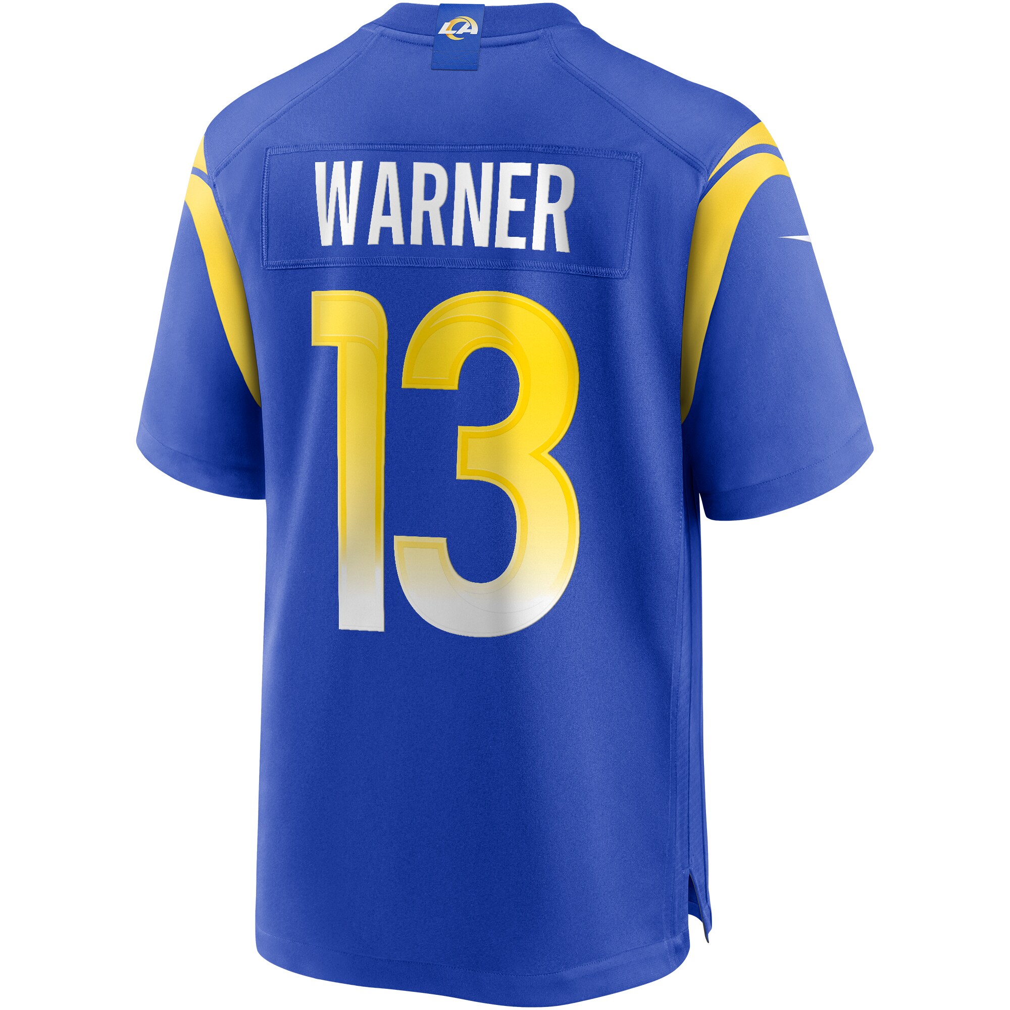 Kurt Warner Los Angeles Rams Game Retired Player Jersey - Royal