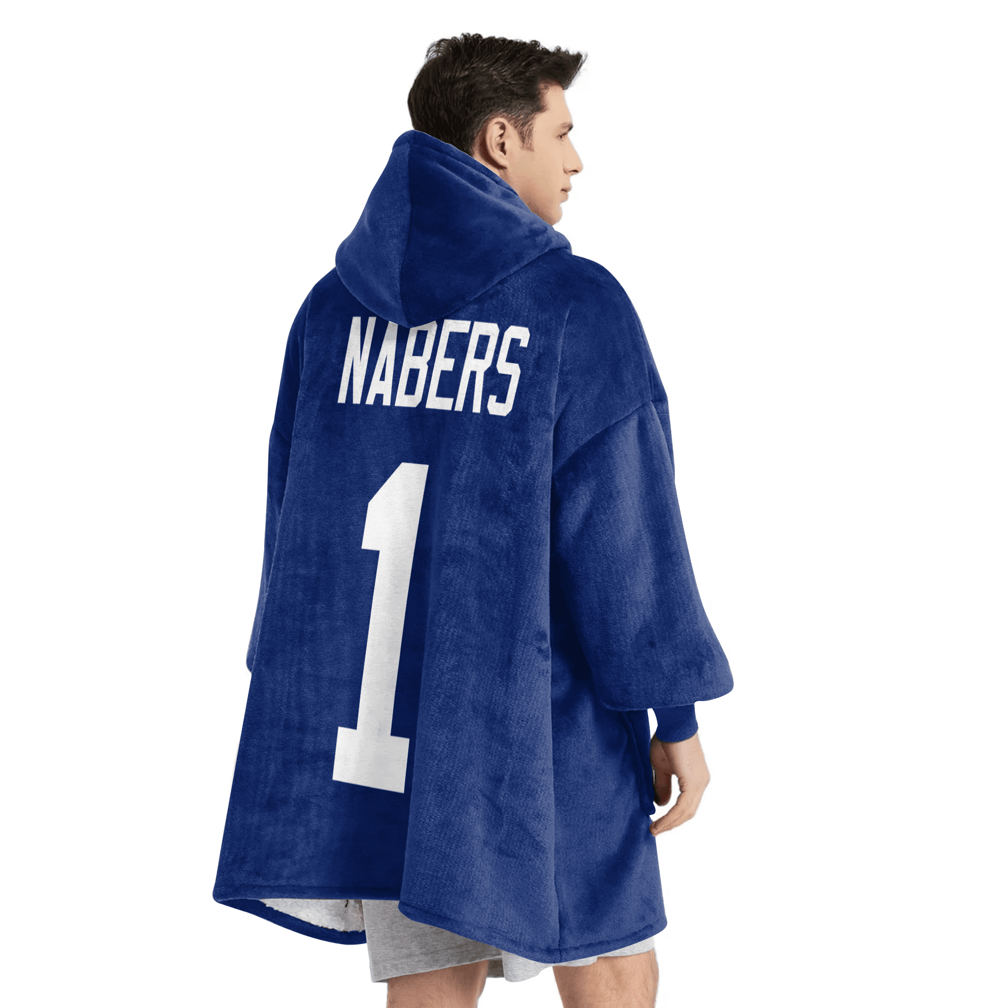 Adult M.N 1 New York G Football Unisex Blanket Hoodie