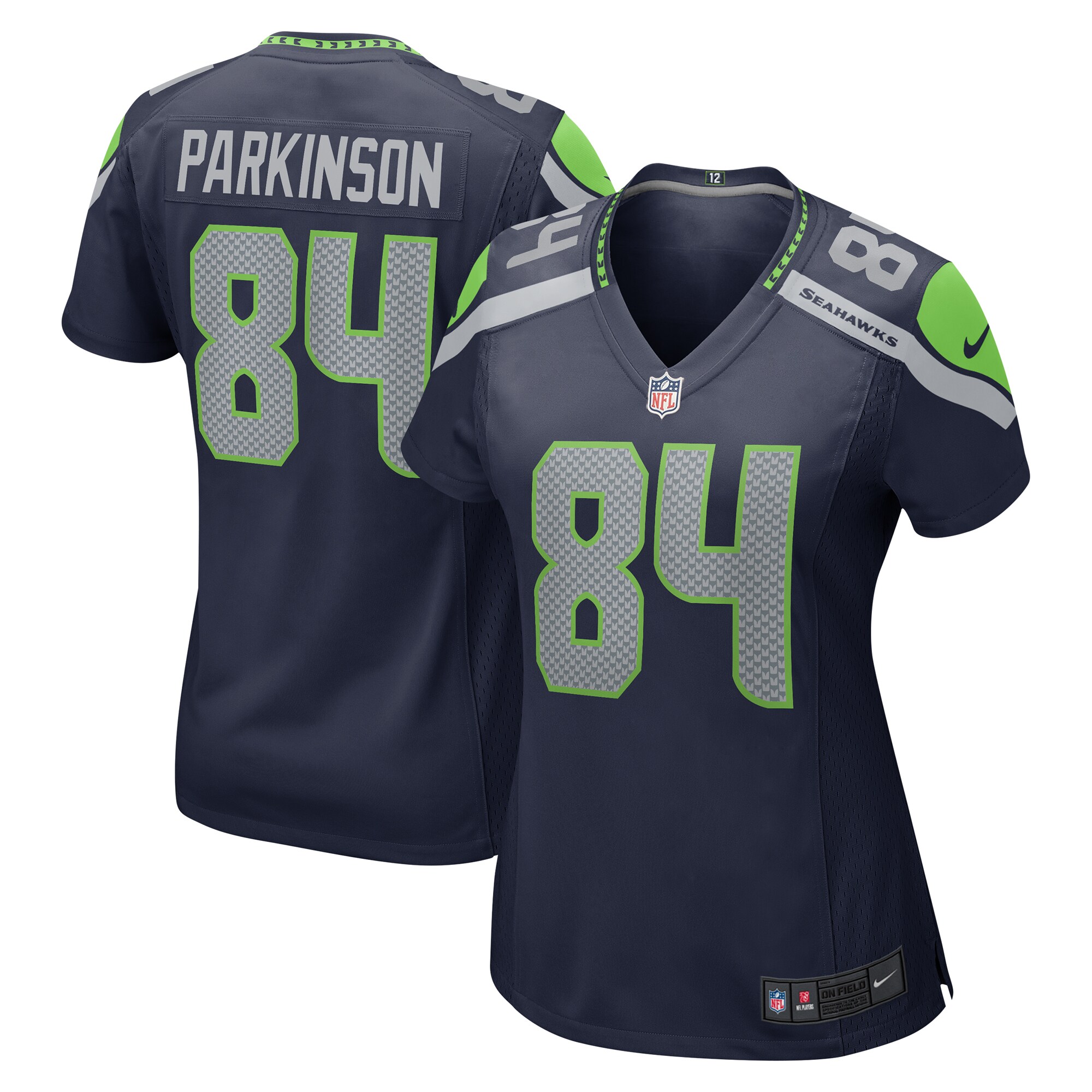 Colby Parkinson Seattle Seahawks  Women's Game Jersey - College Navy