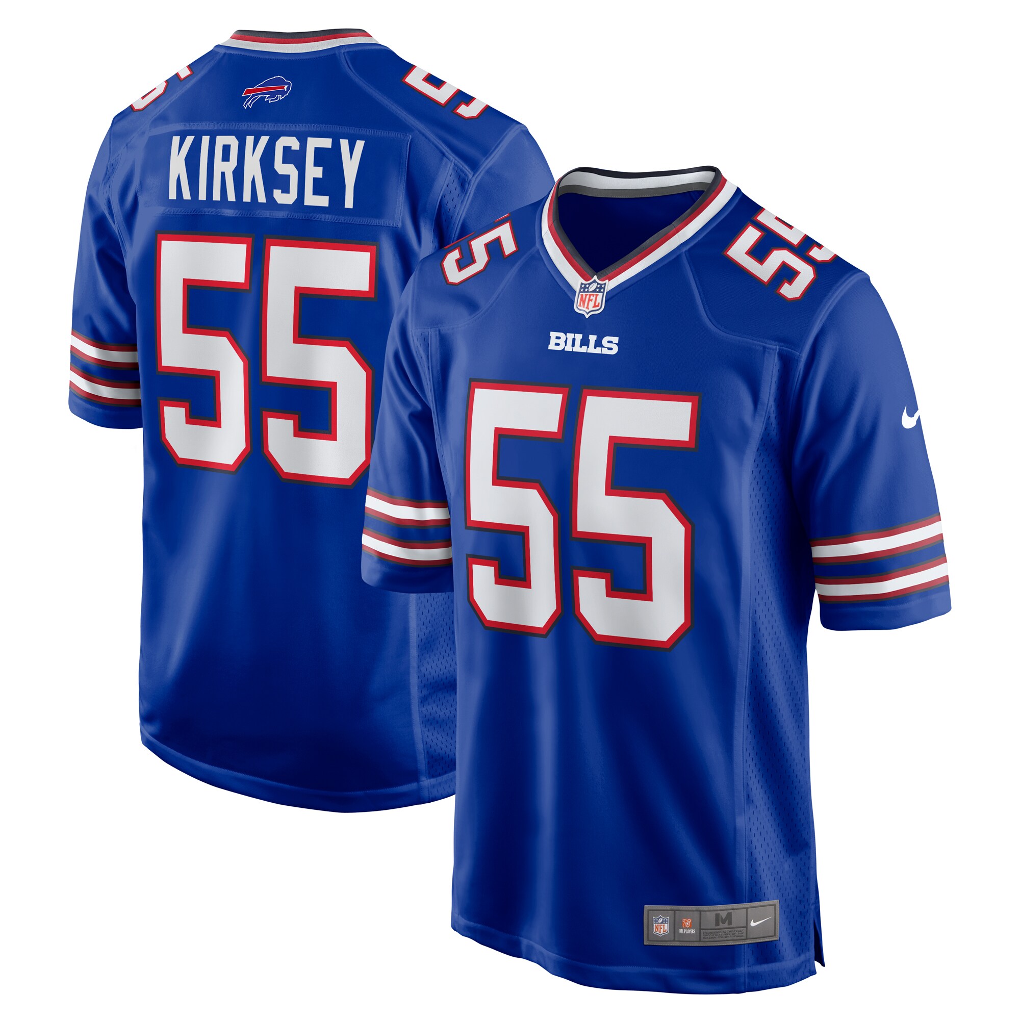 Christian Kirksey Buffalo Bills Team Game Jersey -  Royal