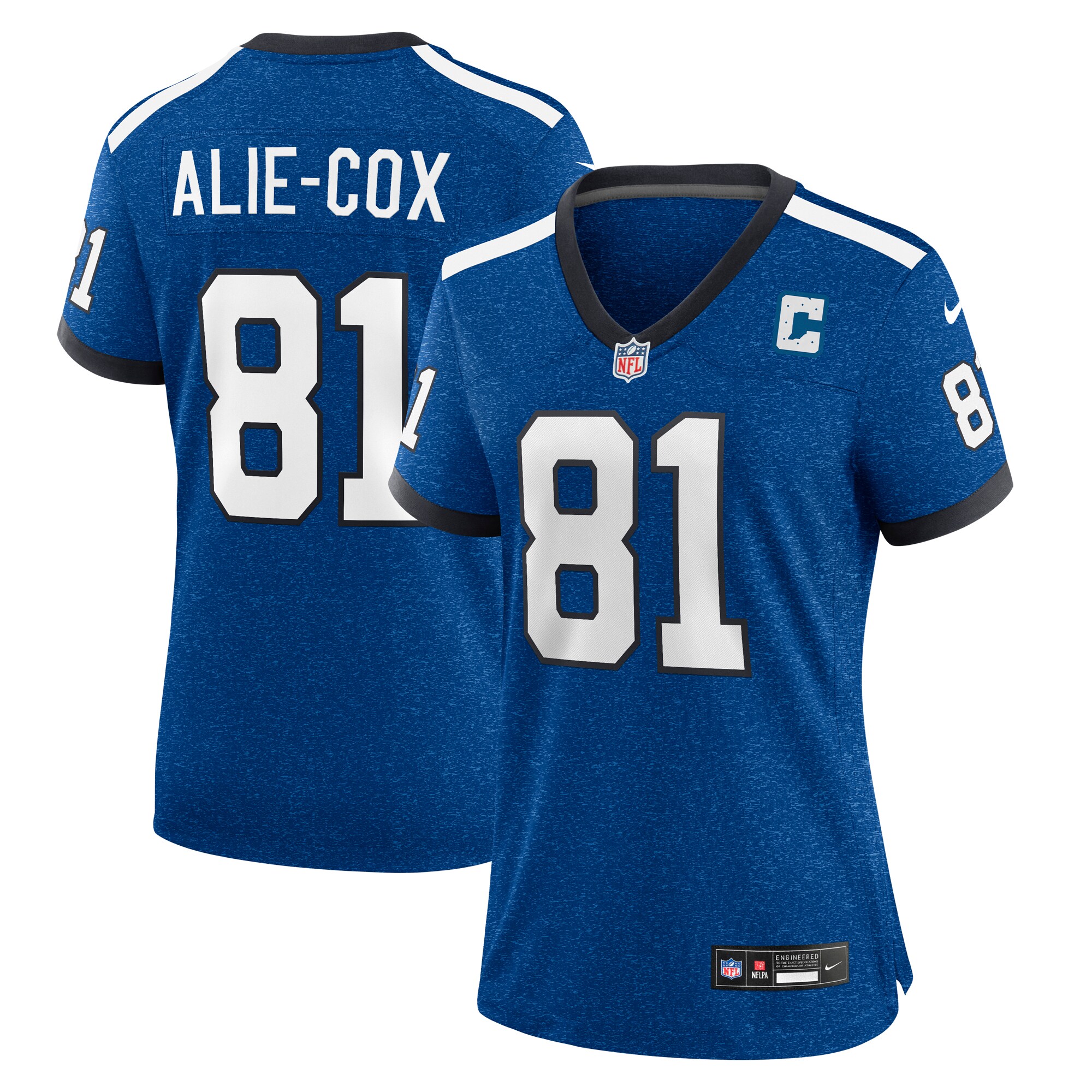 Mo Alie Cox Indianapolis Colts  Women's Indiana Nights Alternate Game Jersey - Royal