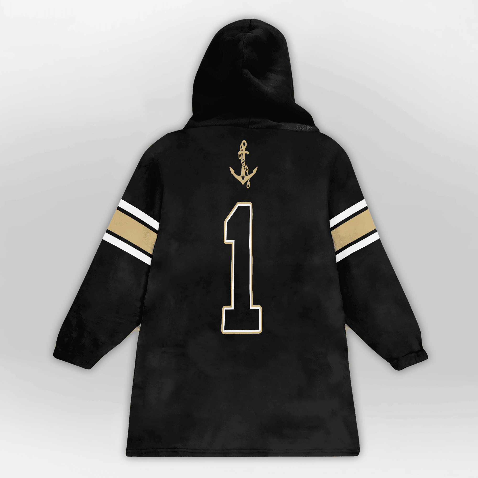 Kid 1 Vanderbilt Football Unisex Blanket Hoodie