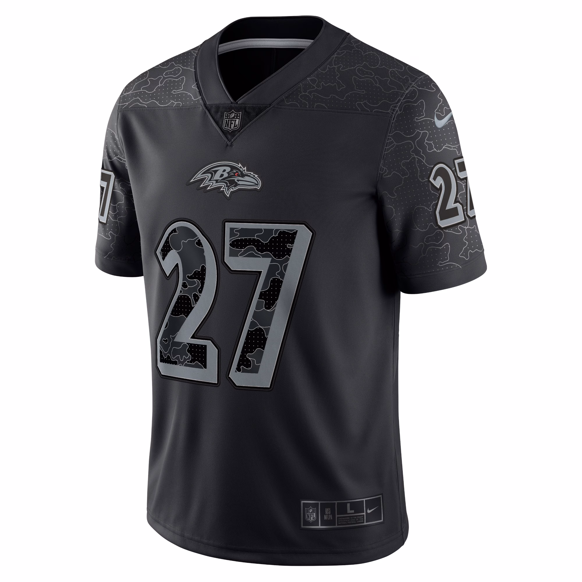 J.K. Dobbins Baltimore Ravens RFLCTV Limited Jersey - Black