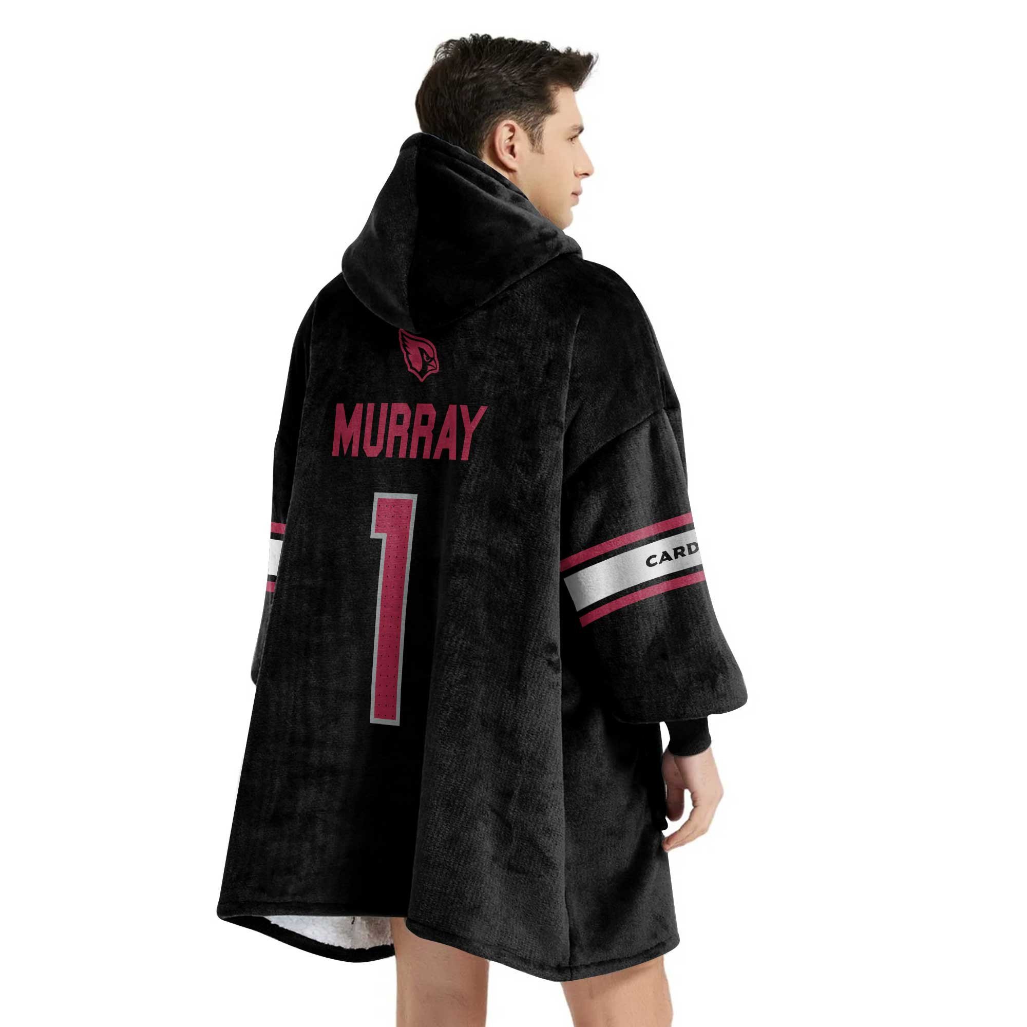 Adult 1 Arizona Cardinals Football Unisex Blanket Hoodie