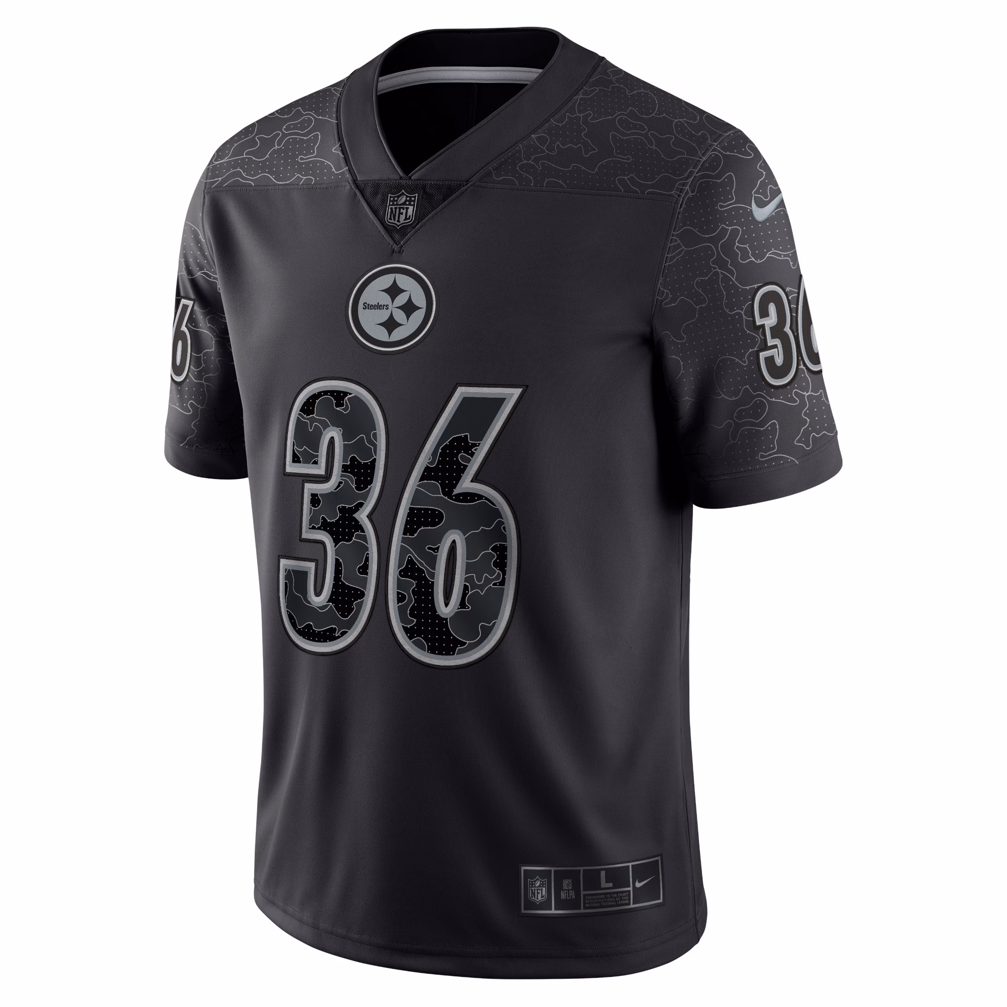Jerome Bettis Pittsburgh Steelers Retired Player RFLCTV Limited Jersey - Black