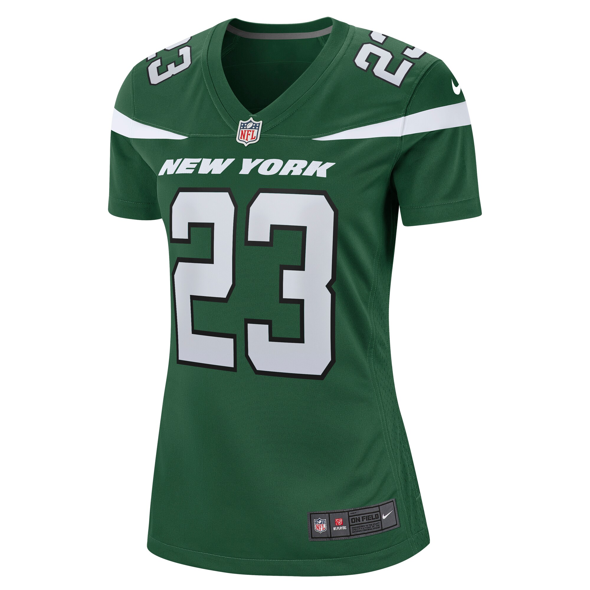 Chuck Clark New York Jets  Women's Team Game Jersey - Gotham Green