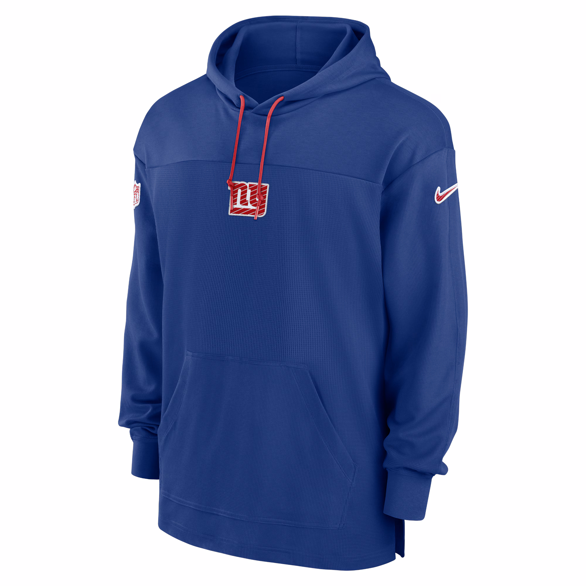 New York Giants Sideline Jersey Performance Pullover Hoodie - Royal