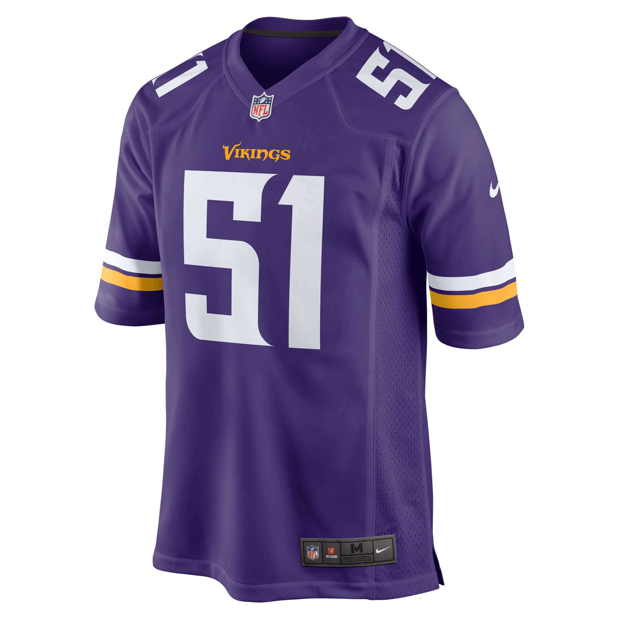 Blake Cashman Minnesota Vikings Team Game Jersey -  Purple