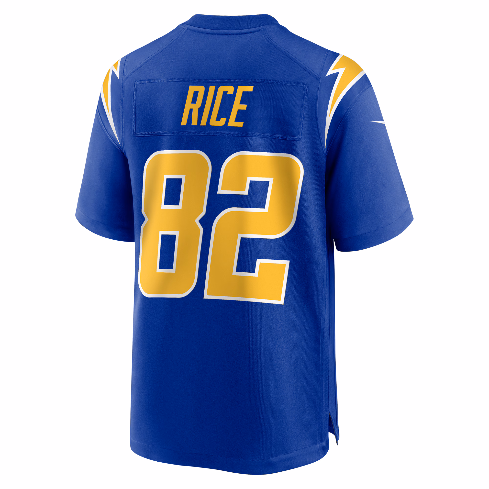 Brenden Rice Los Angeles Chargers 2024 NFL Draft 2nd Alternate Game Player Jersey - Royal