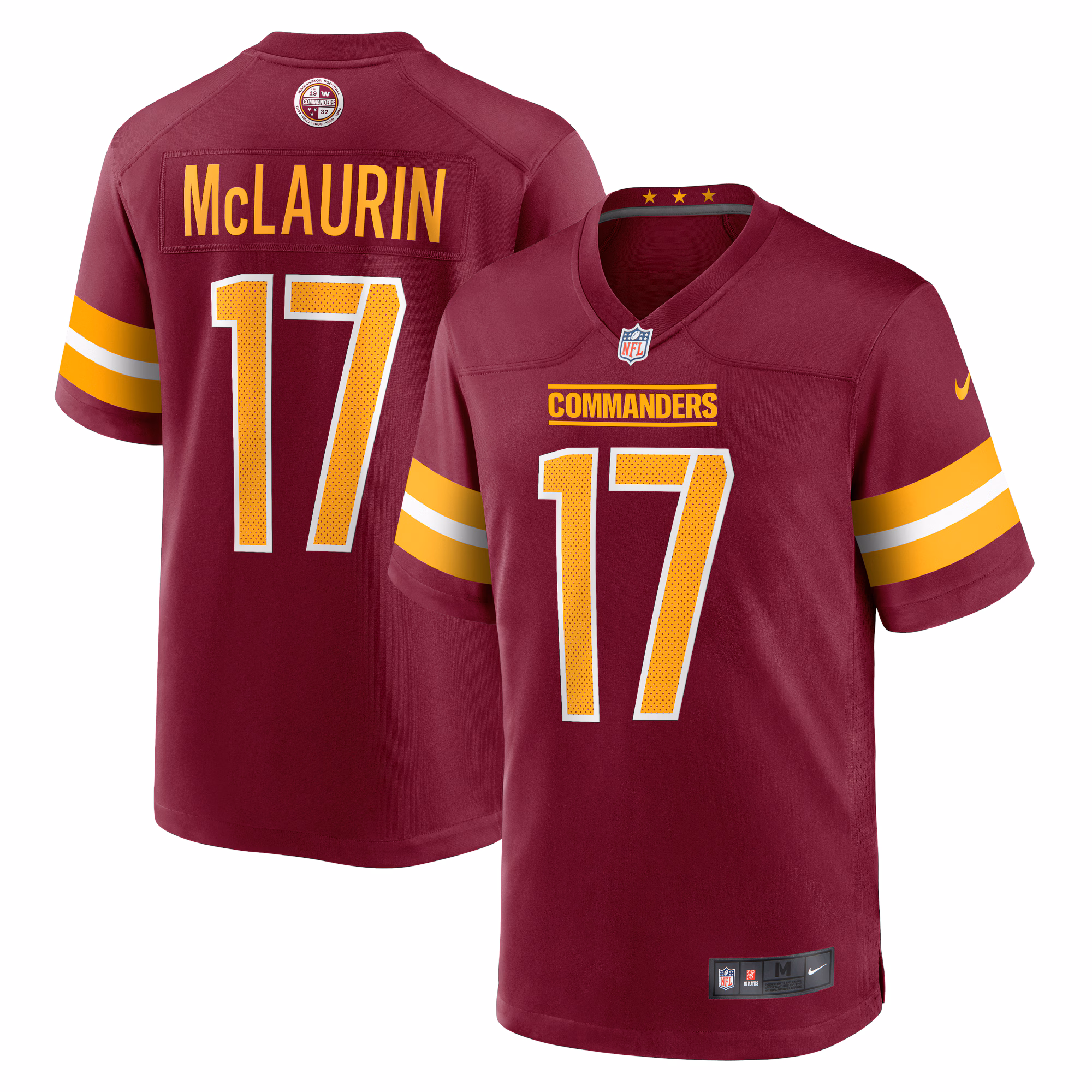Terry McLaurin Washington Commanders Youth Game Jersey - Black