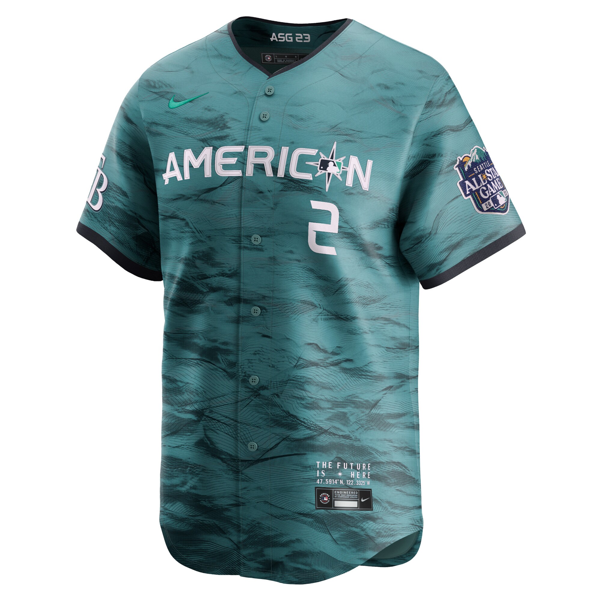 Yandy Díaz American League  2023 MLB All-Star Game Limited Player Jersey - Teal