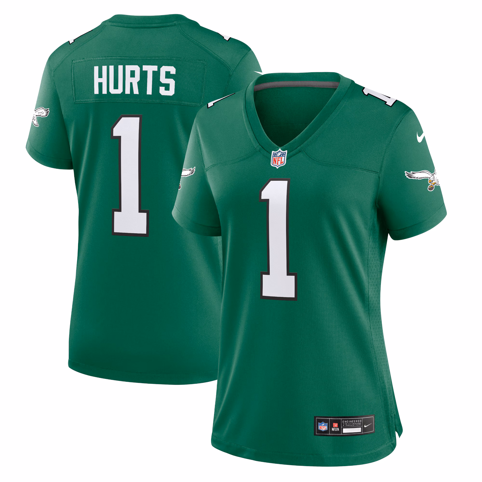 Jalen Hurts Philadelphia Eagles Women's Game Jersey - White