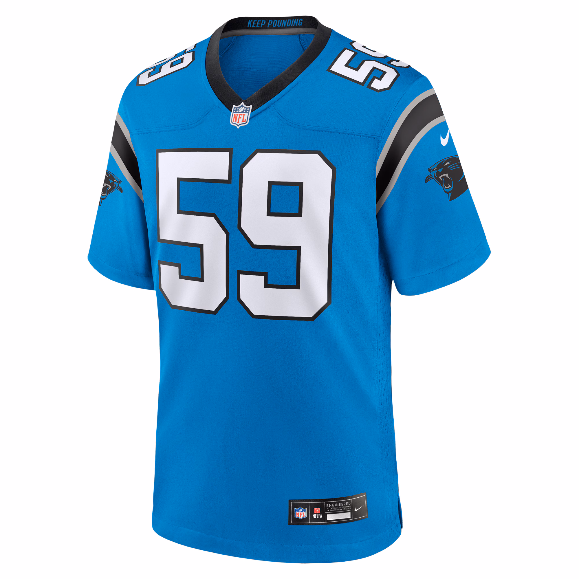 Luke Kuechly Carolina Panthers Retired Player Game Jersey - Blue