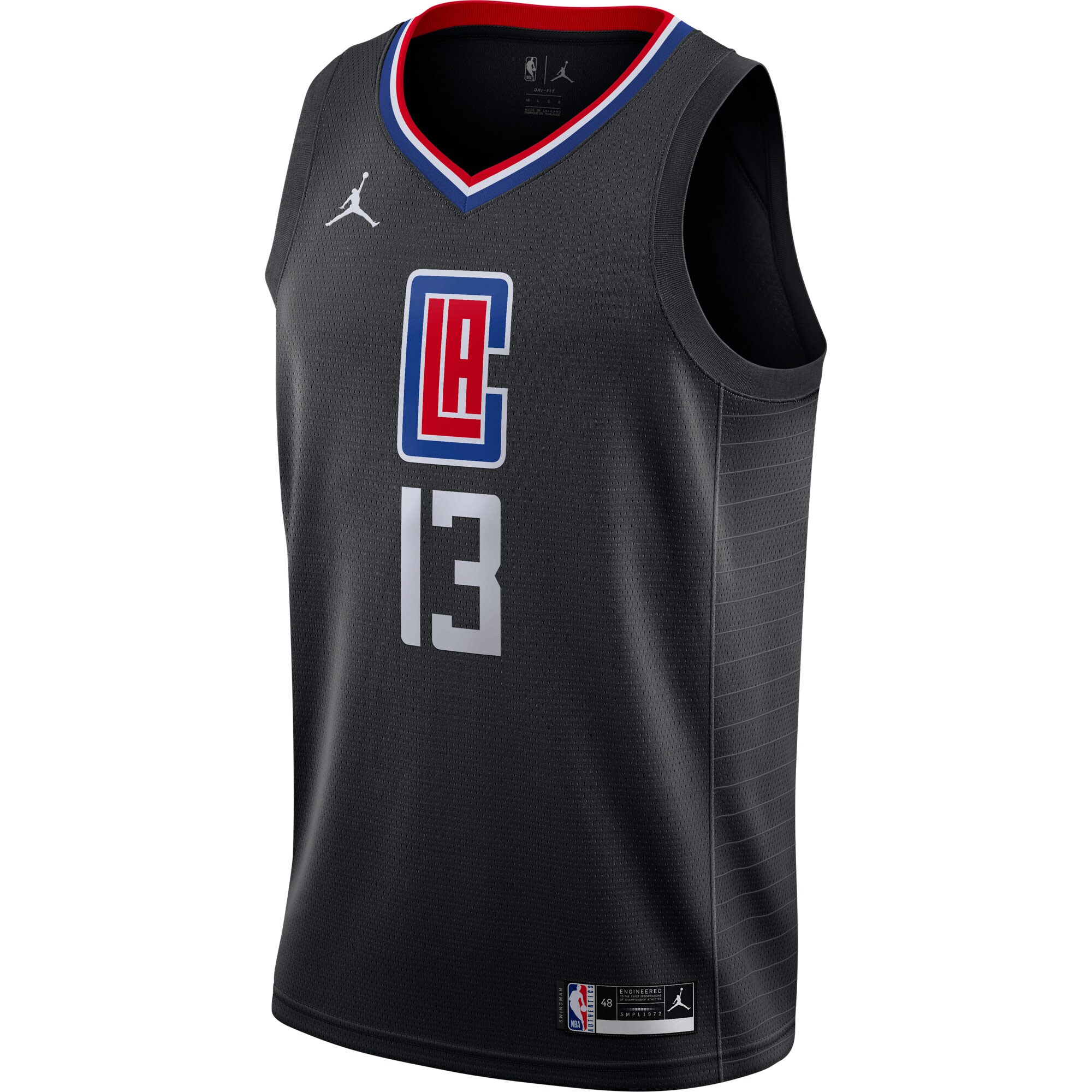 Paul George LA Clippers  2020/21 Swingman Jersey - Statement Edition - Black