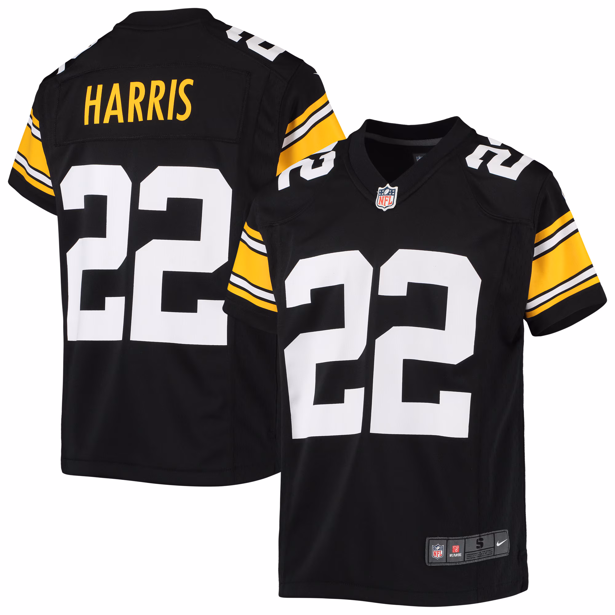 Najee Harris Pittsburgh Steelers Youth Game Jersey - White