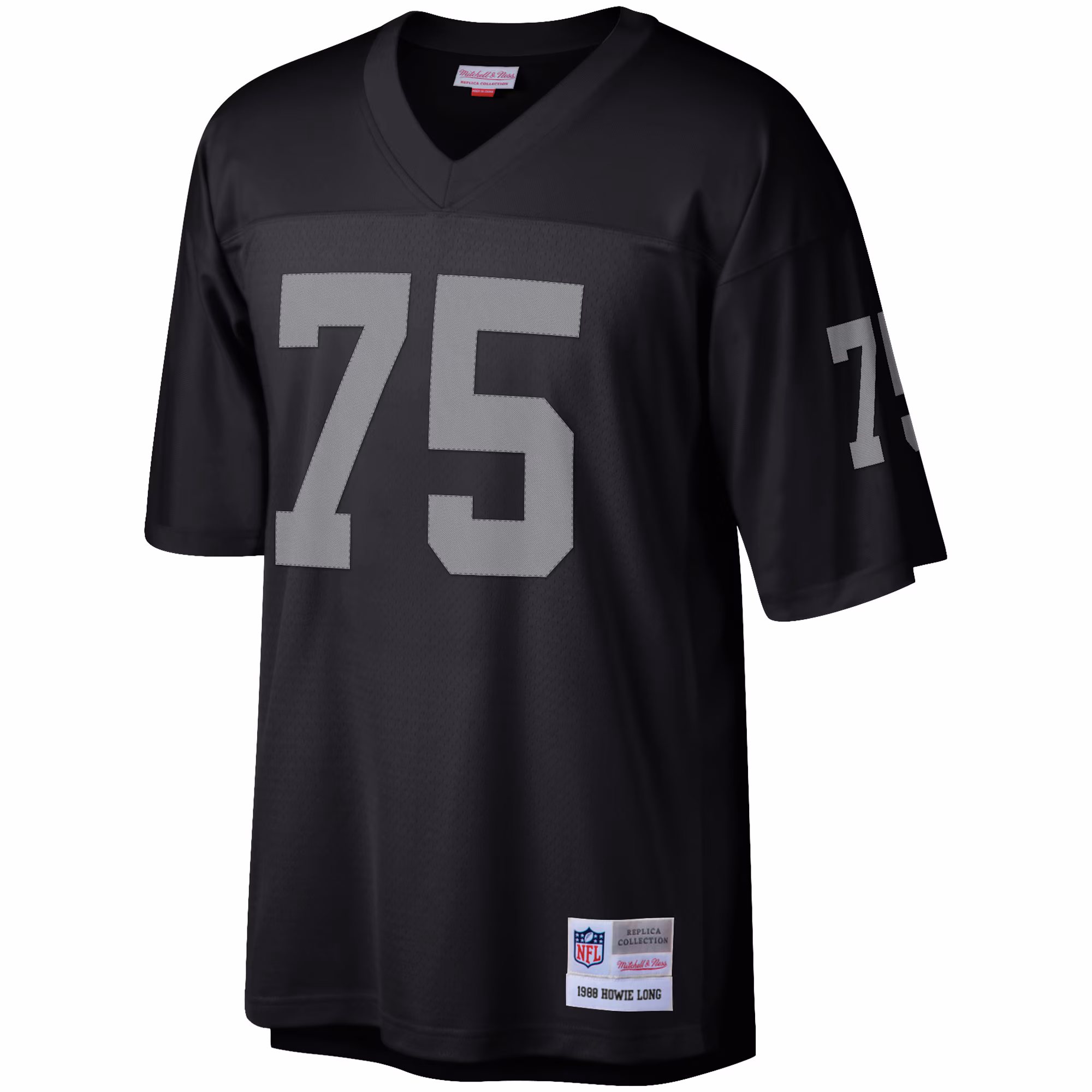 Howie Long Las Vegas Raiders Retired Player Legacy Replica Jersey - Black
