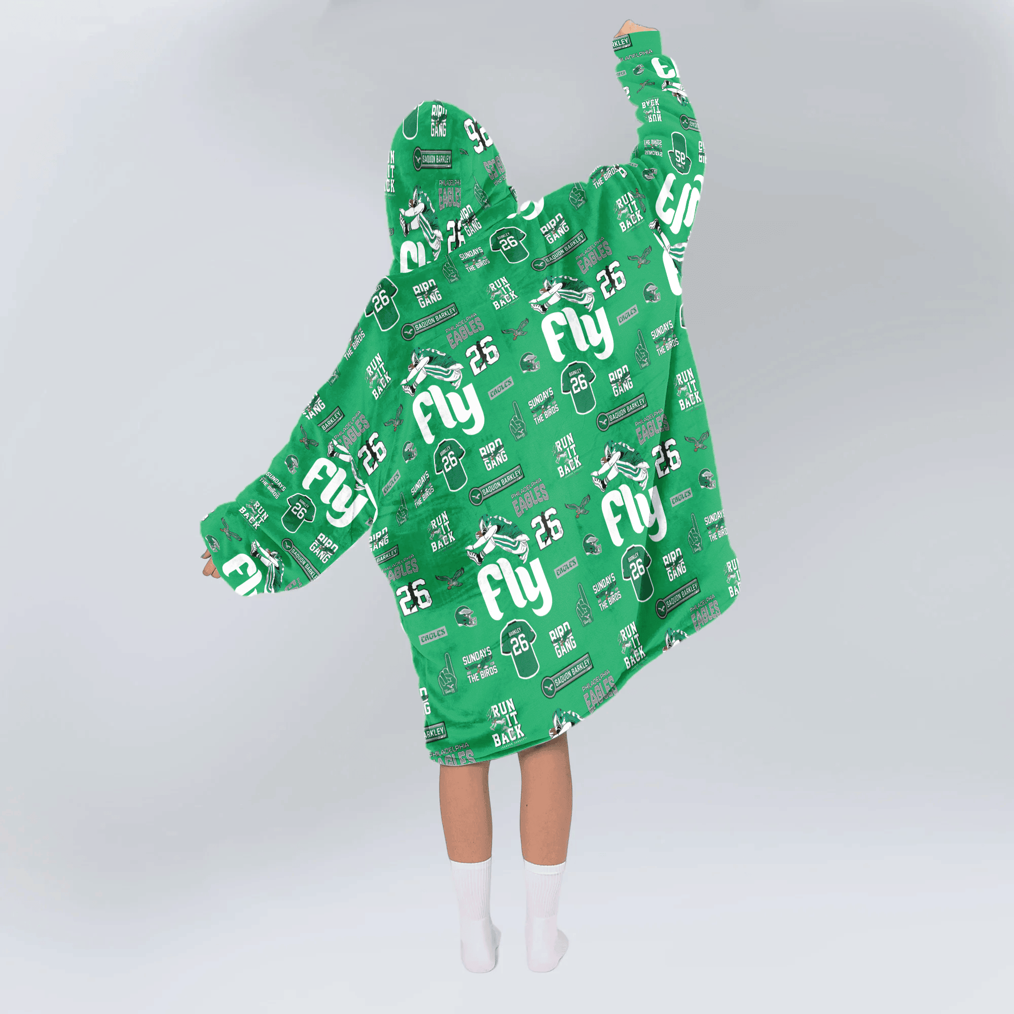 S.B 26 Philadelphia Football Unisex Blanket Hoodie