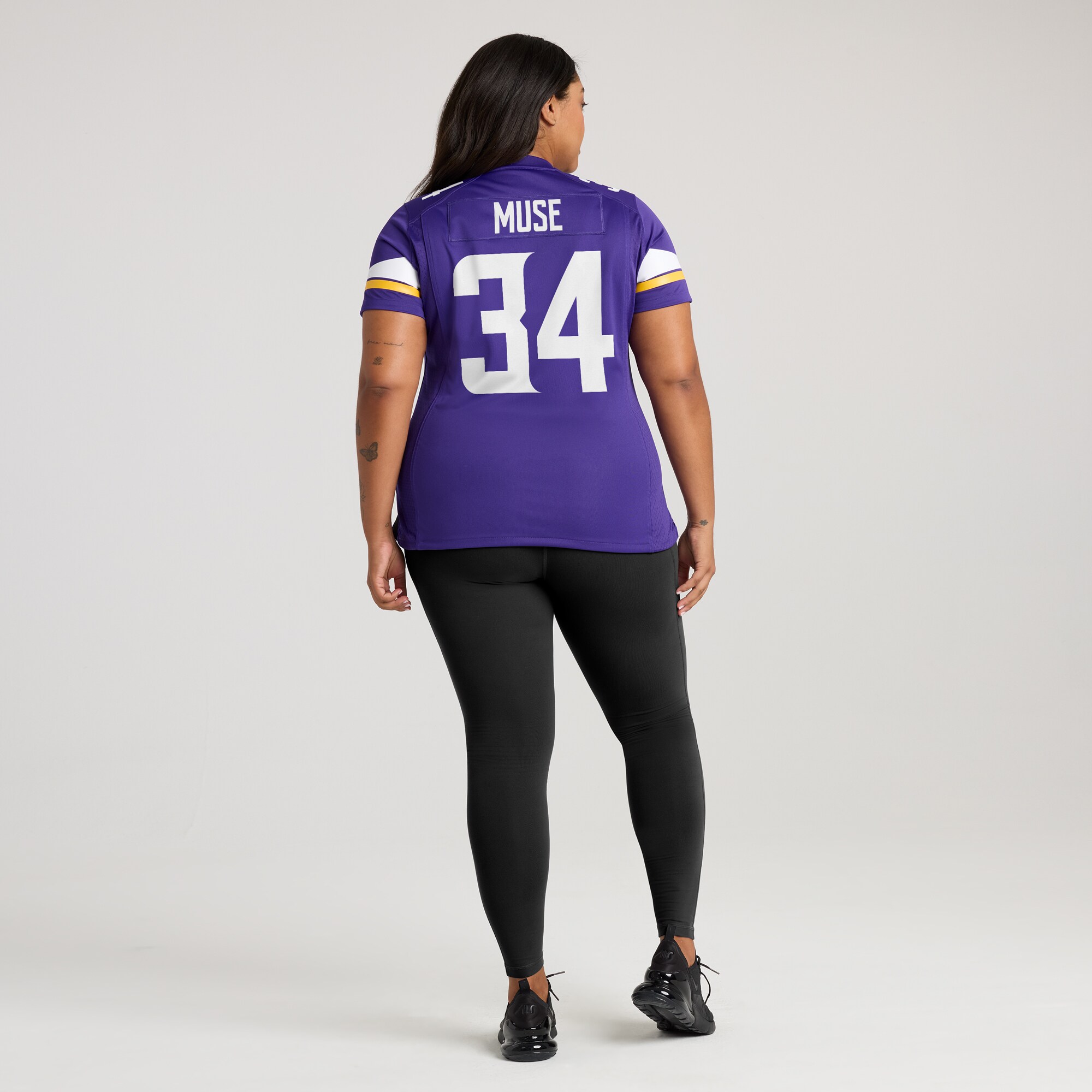 Nick Muse Minnesota Vikings Women's Home Game Player Jersey - Purple