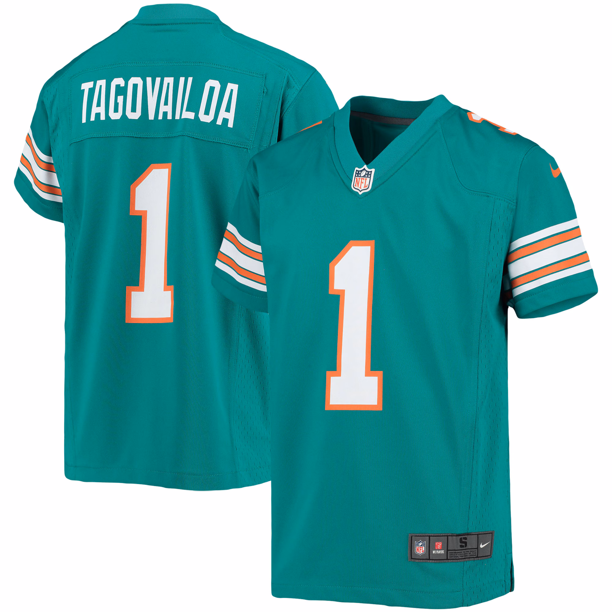 Tua Tagovailoa Miami Dolphins Youth Game Jersey - White
