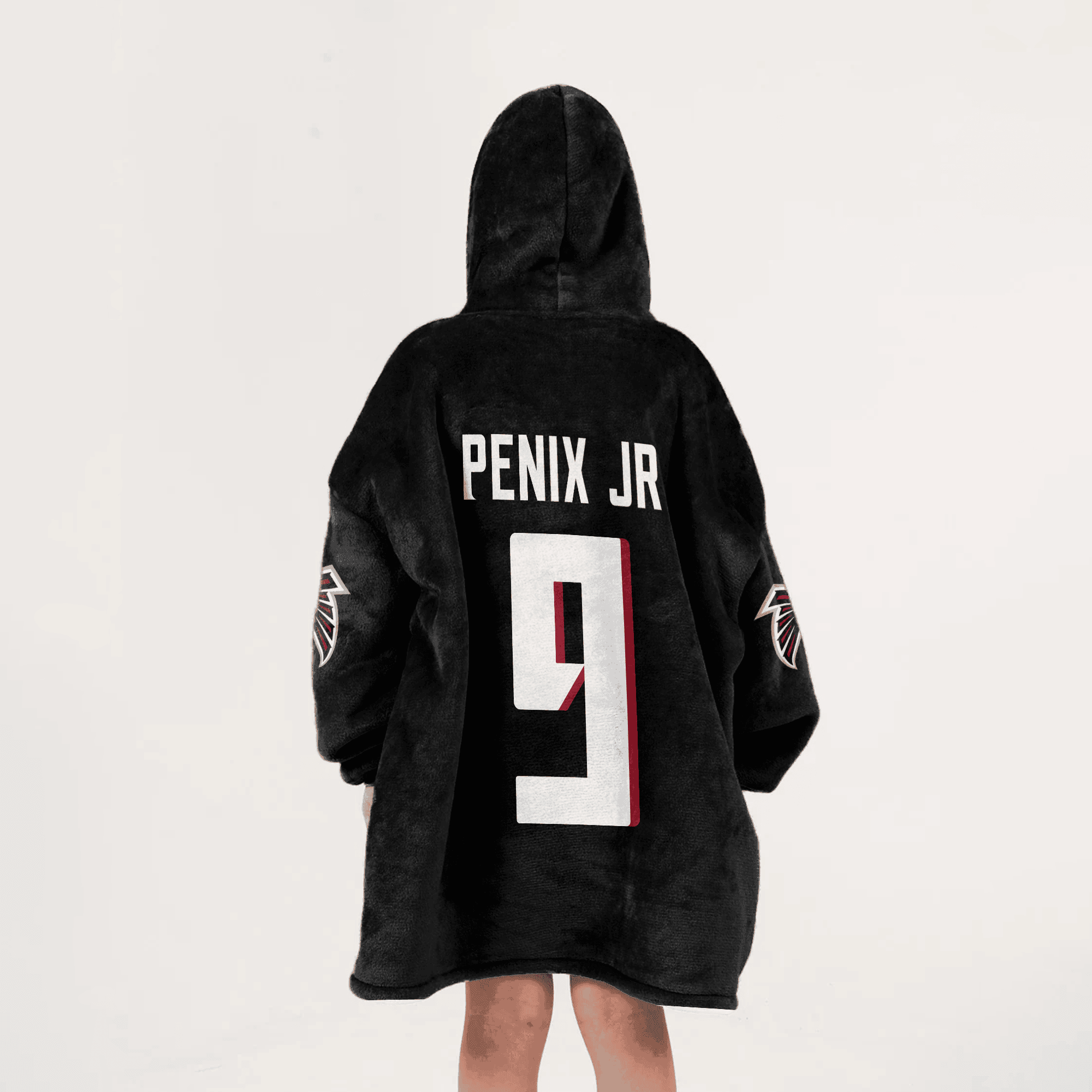 Kid 9 Atlanta Football Unisex Blanket Hoodie