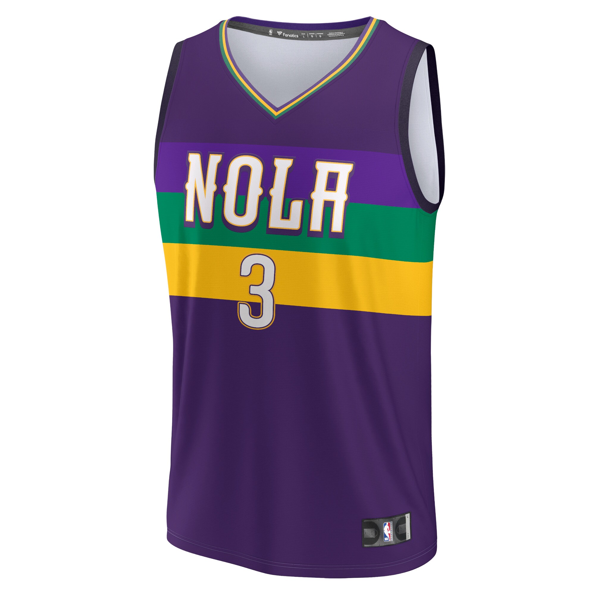 CJ McCollum New Orleans Pelicans  Youth 2022/23 Fastbreak Jersey - City Edition - Purple