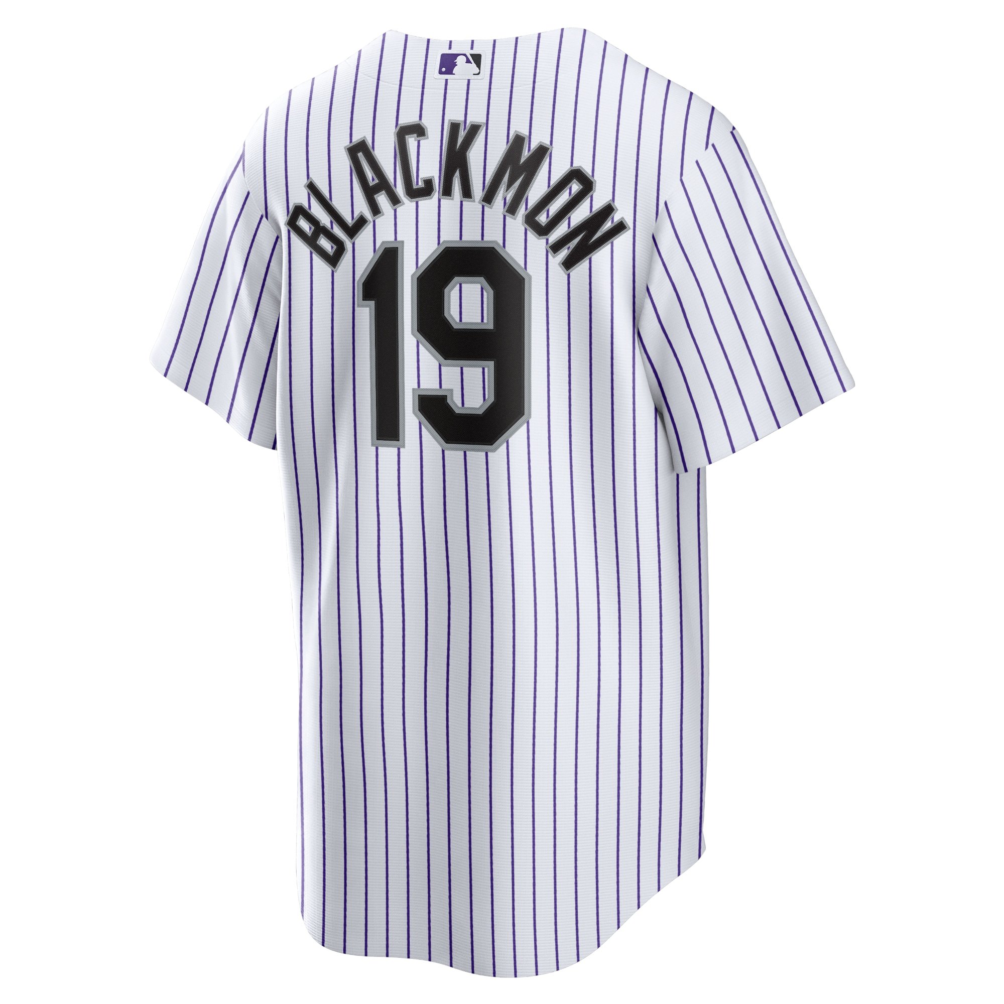 Men's Colorado Rockies Charlie Blackmon  White Home Replica Player Name Jersey