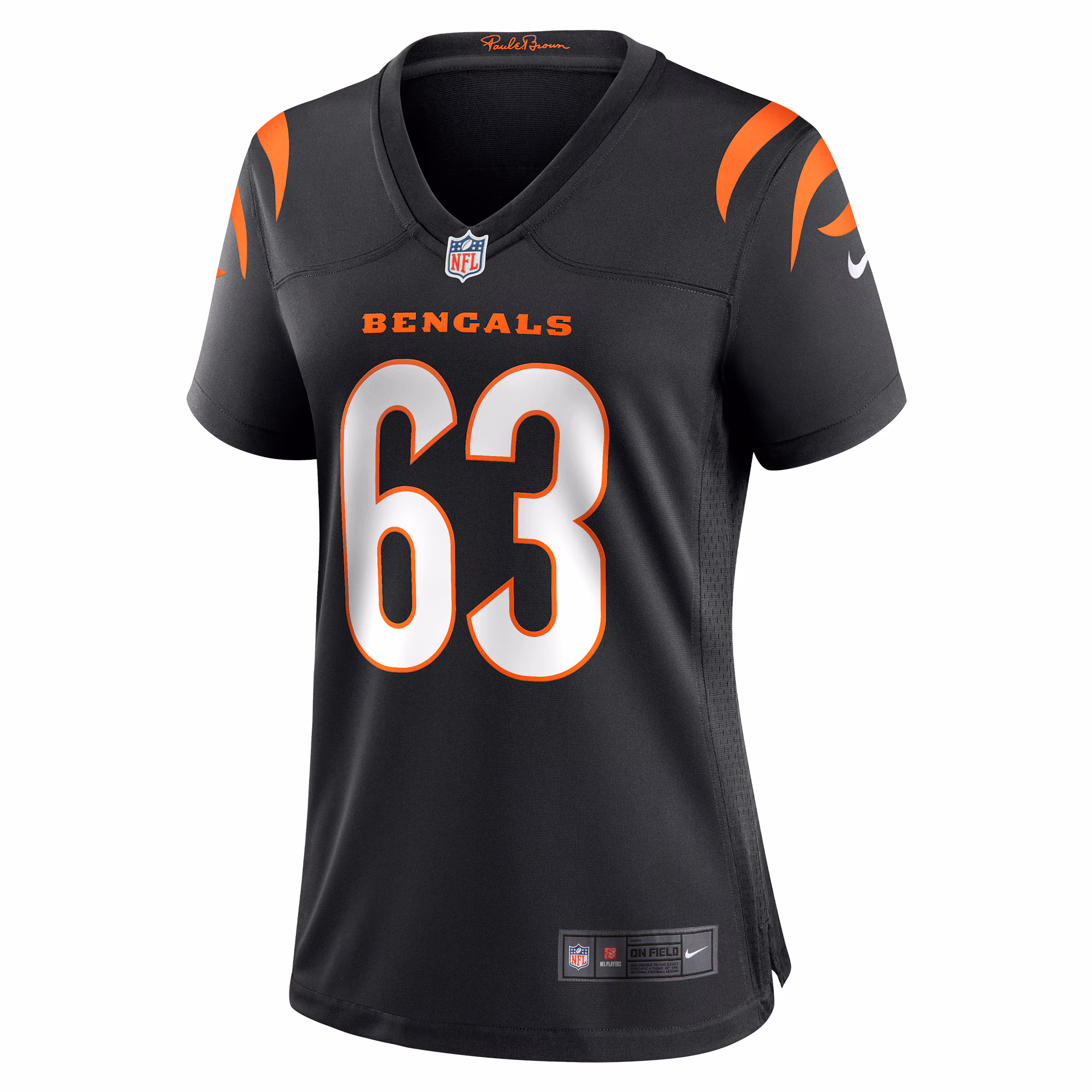 Trey Hill Cincinnati Bengals Women's Game Jersey - Black