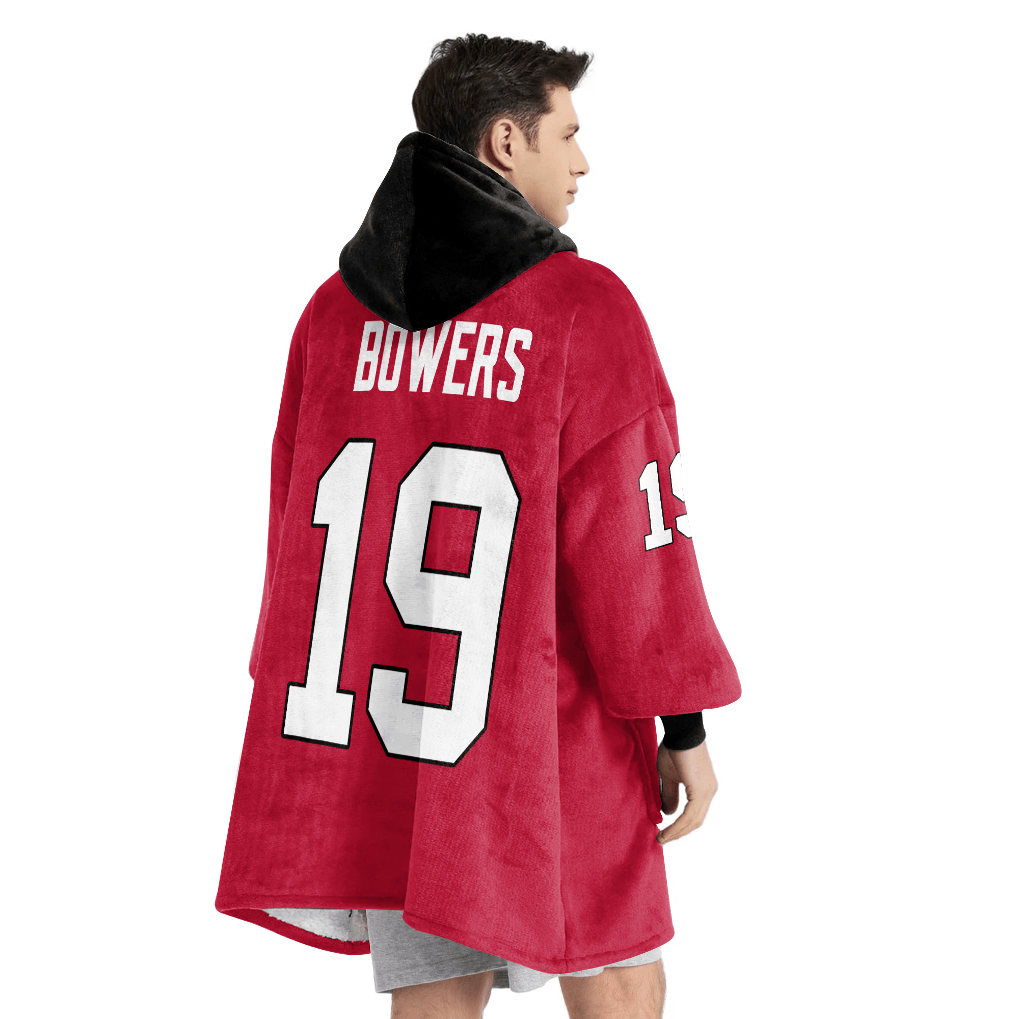 Adult B.B 19 Georgia Football Unisex Blanket Hoodie