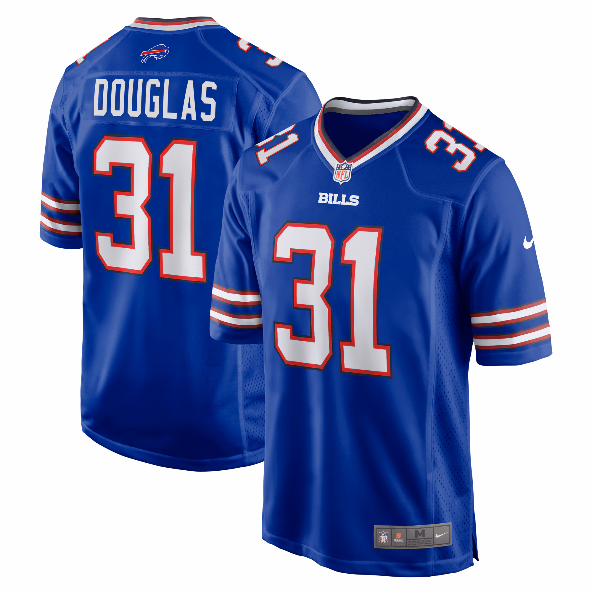 Rasul Douglas Buffalo Bills  Game Jersey -  Royal