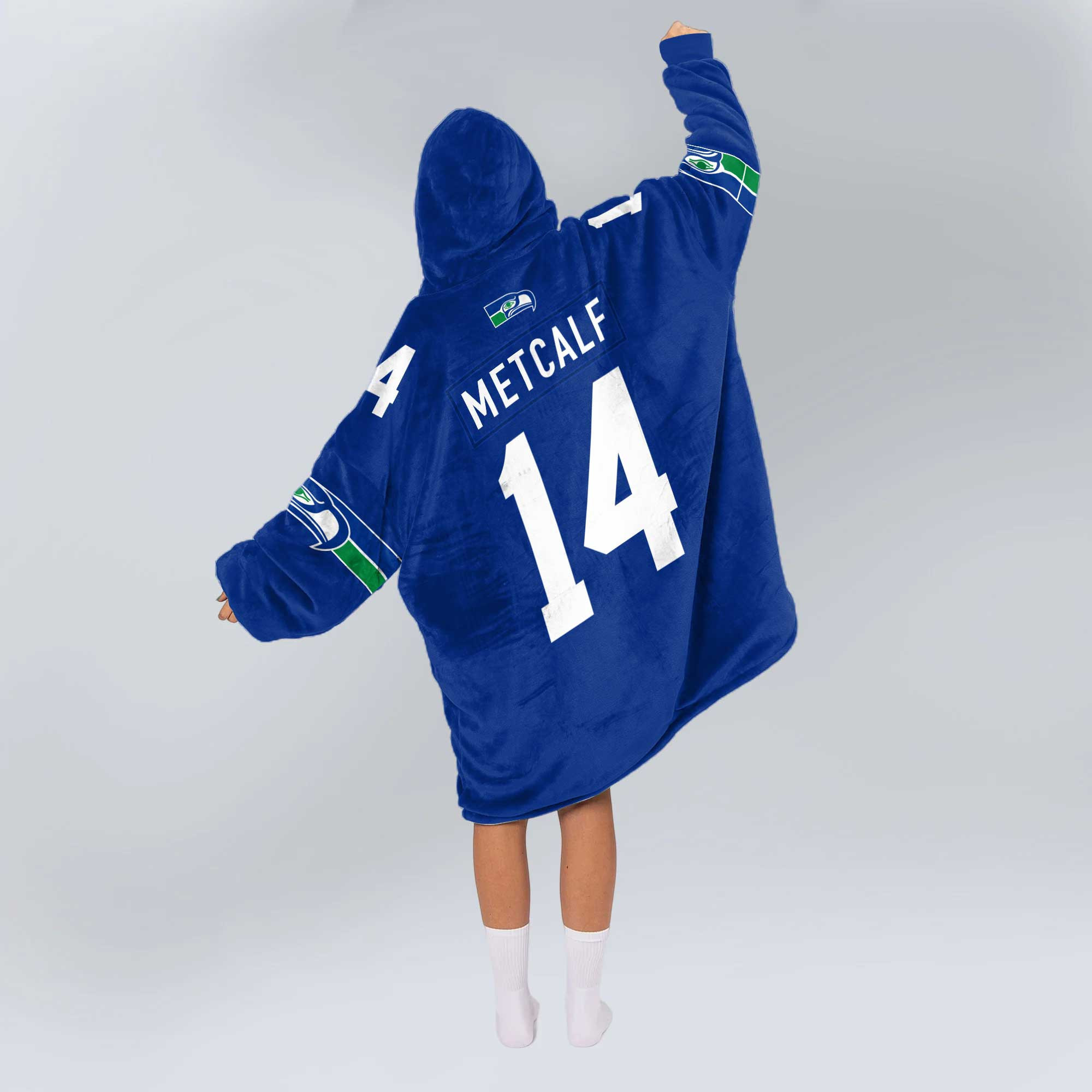 Adult D.K.M 14 Seattle Football Unisex Blanket Hoodie