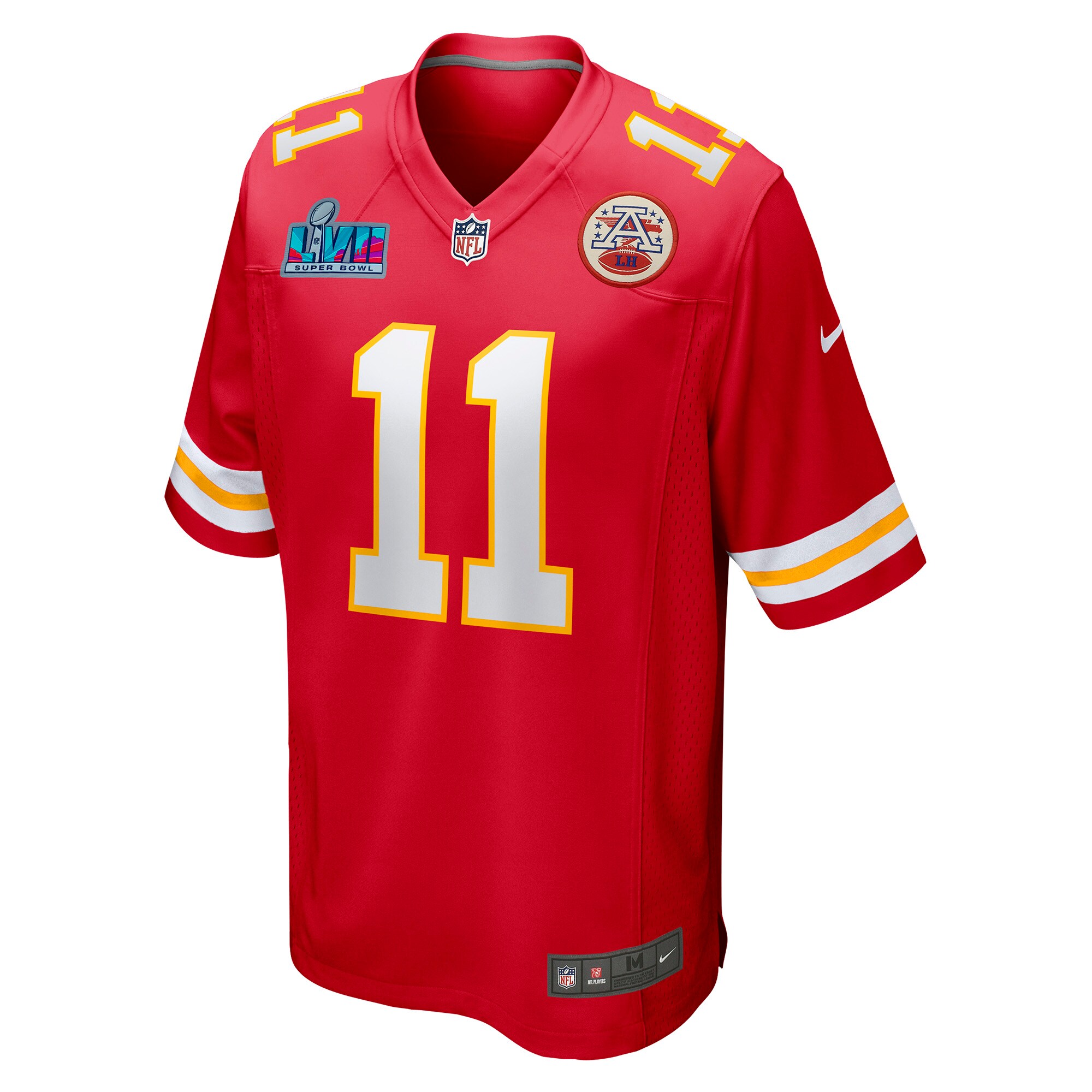 Marquez Valdes-Scantling Kansas City Chiefs  Super Bowl LVII Patch Game Jersey - Red