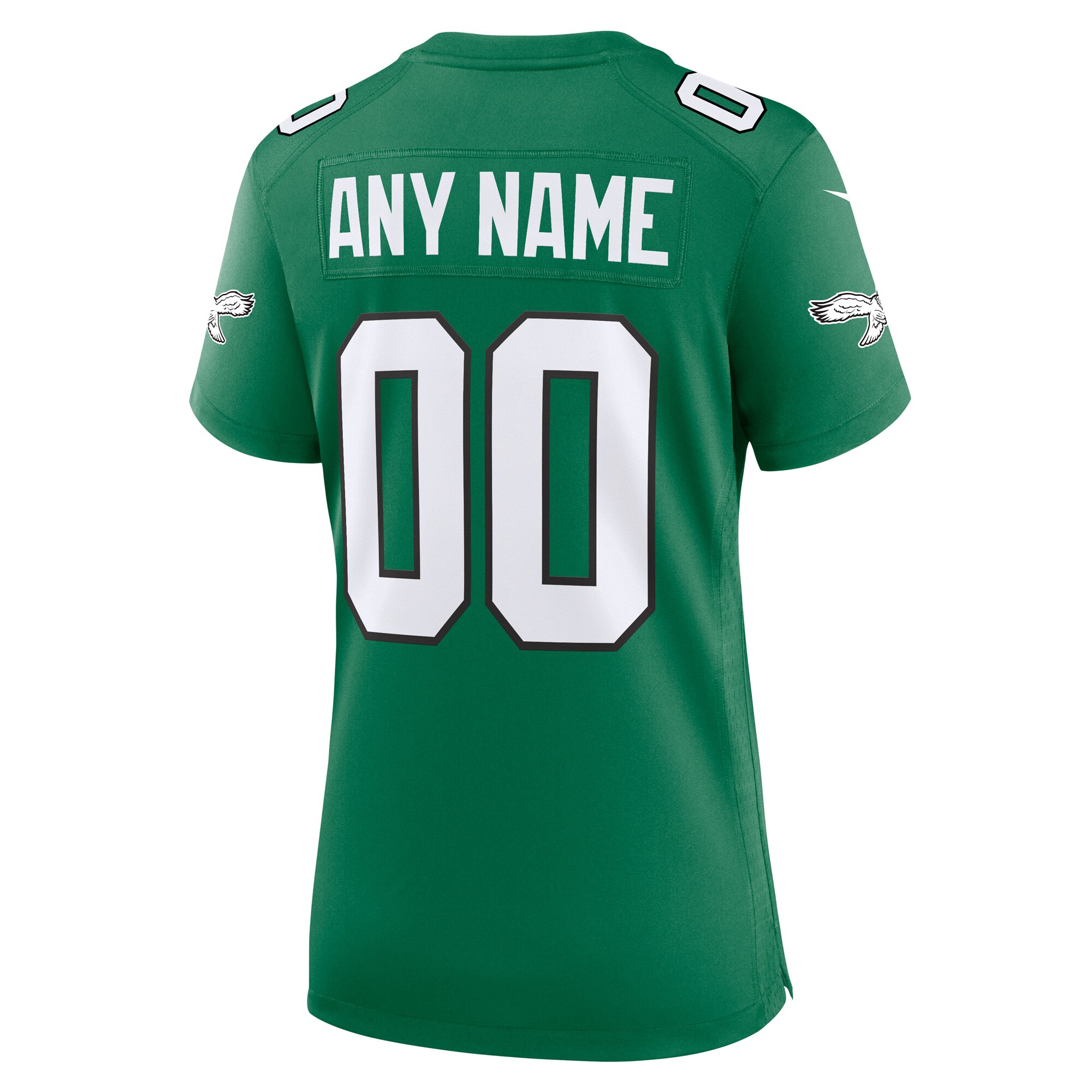 Philadelphia Eagles  Women's Alternate Custom Game Jersey - Kelly Green