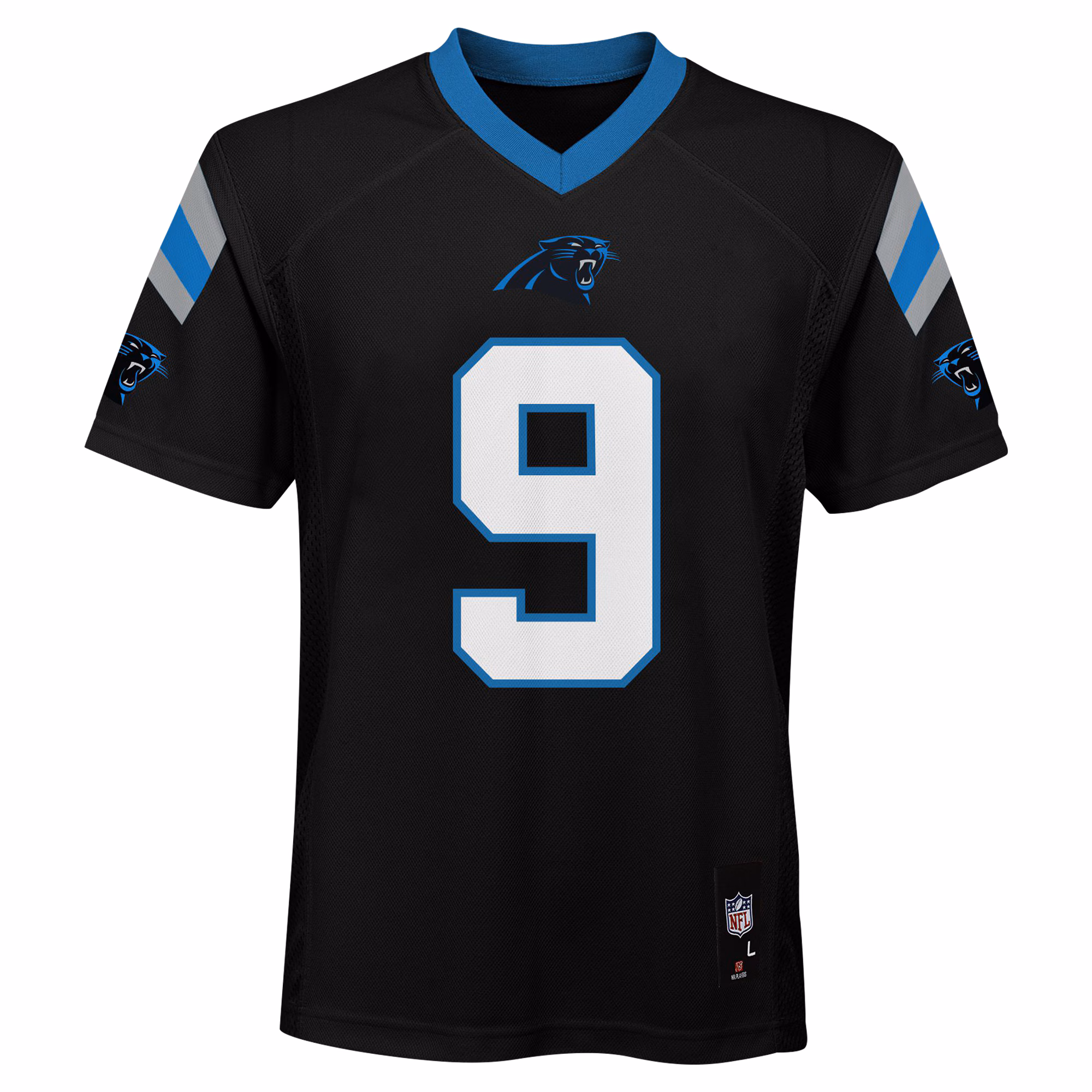 Bryce Young Carolina Panthers Youth Replica Player Jersey - Black