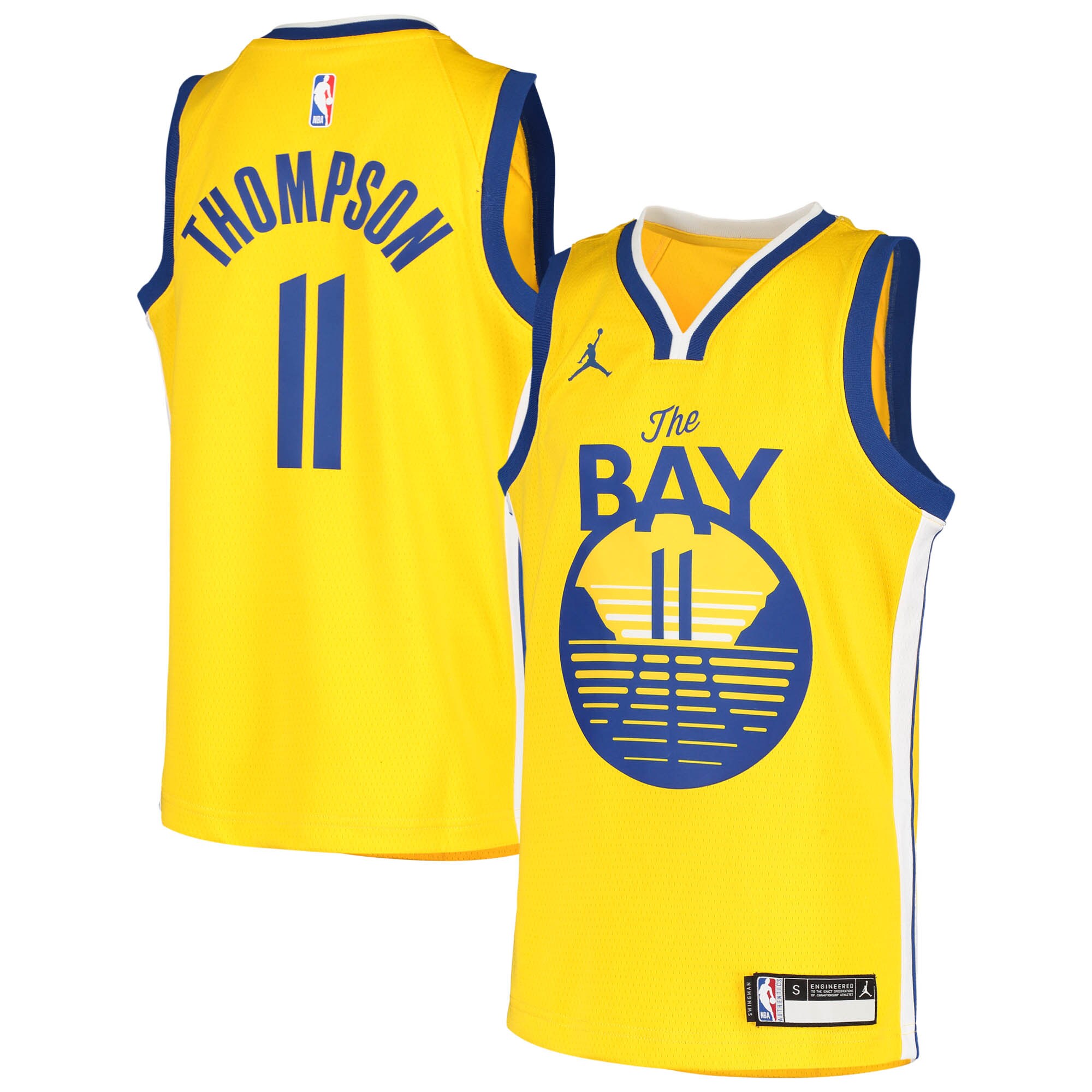 Klay Thompson Golden State Warriors  Youth 2020/21 Swingman Player Jersey - Statement Edition - Gold