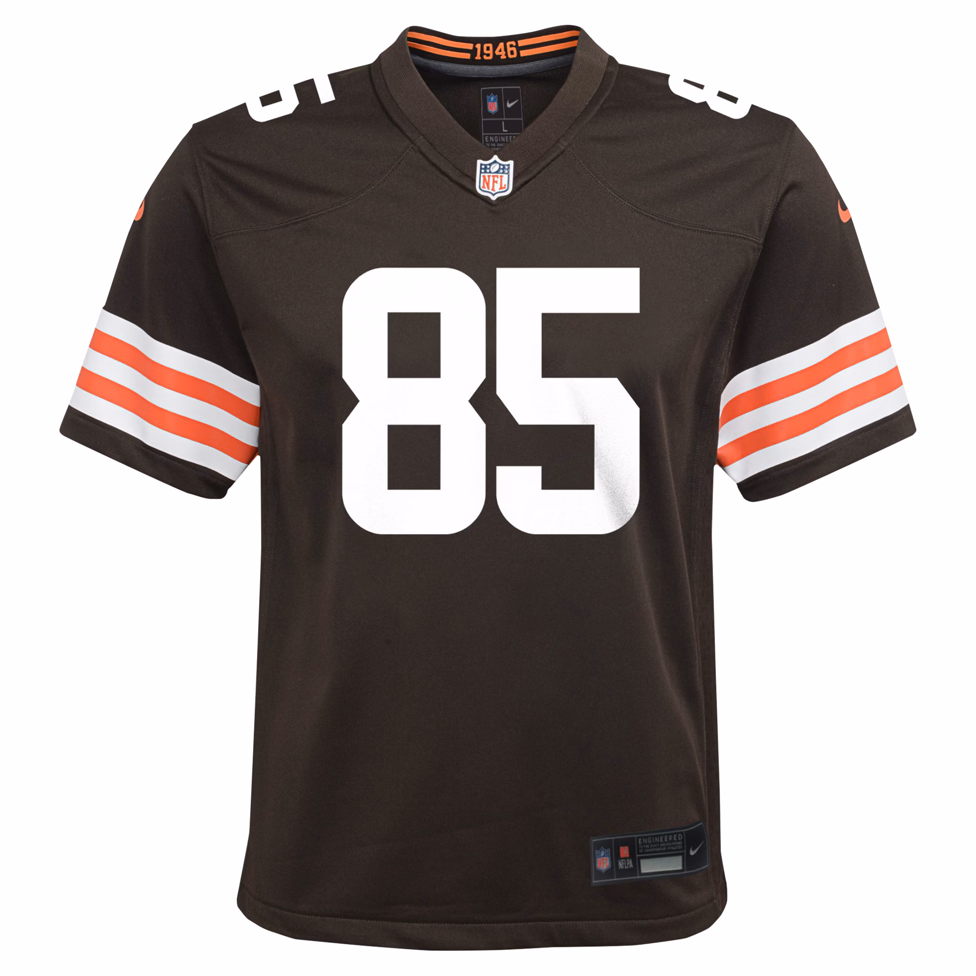 David Njoku Cleveland Browns Youth Game Jersey - Brown