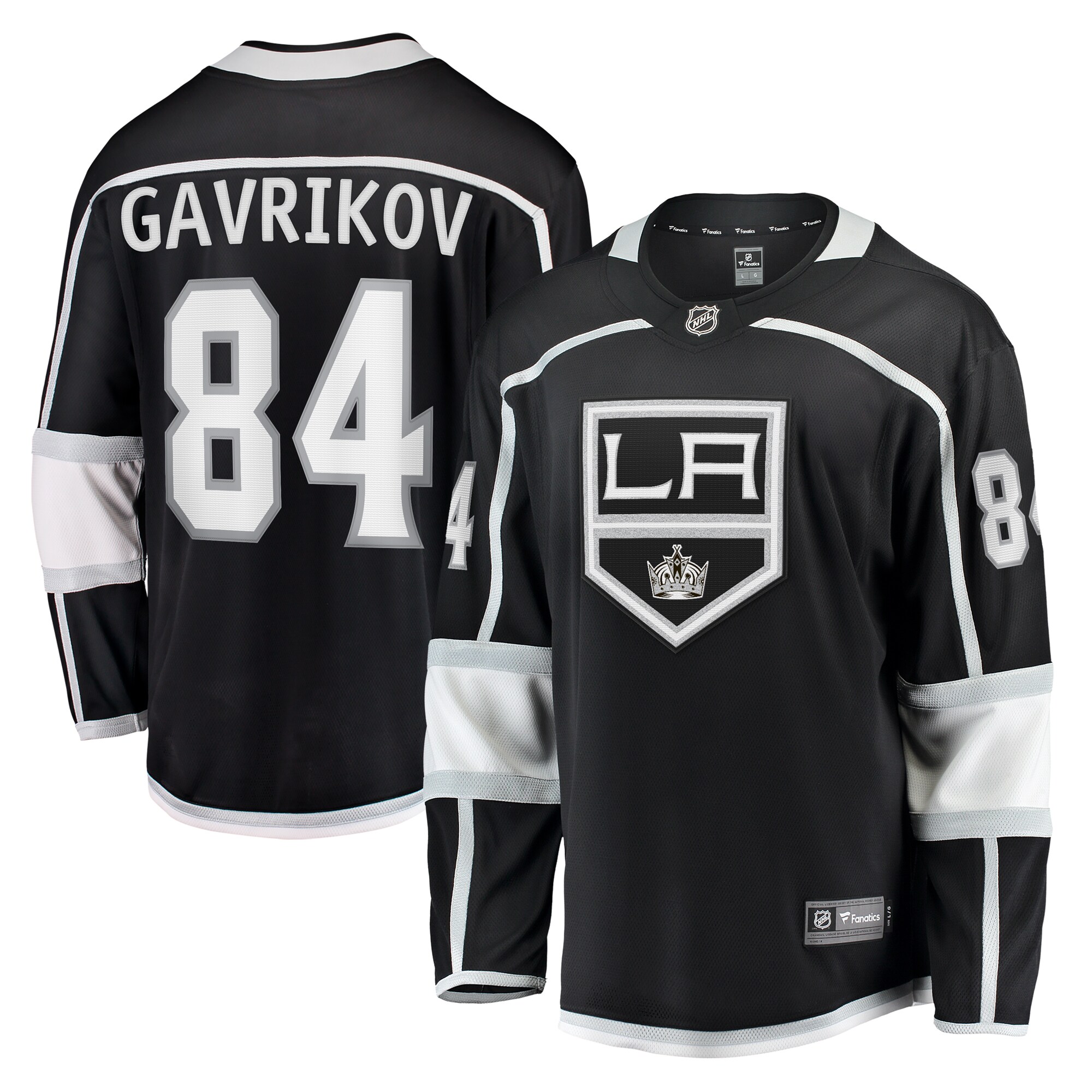 Vladislav Gavrikov Los Angeles Kings Home Breakaway Jersey - Black