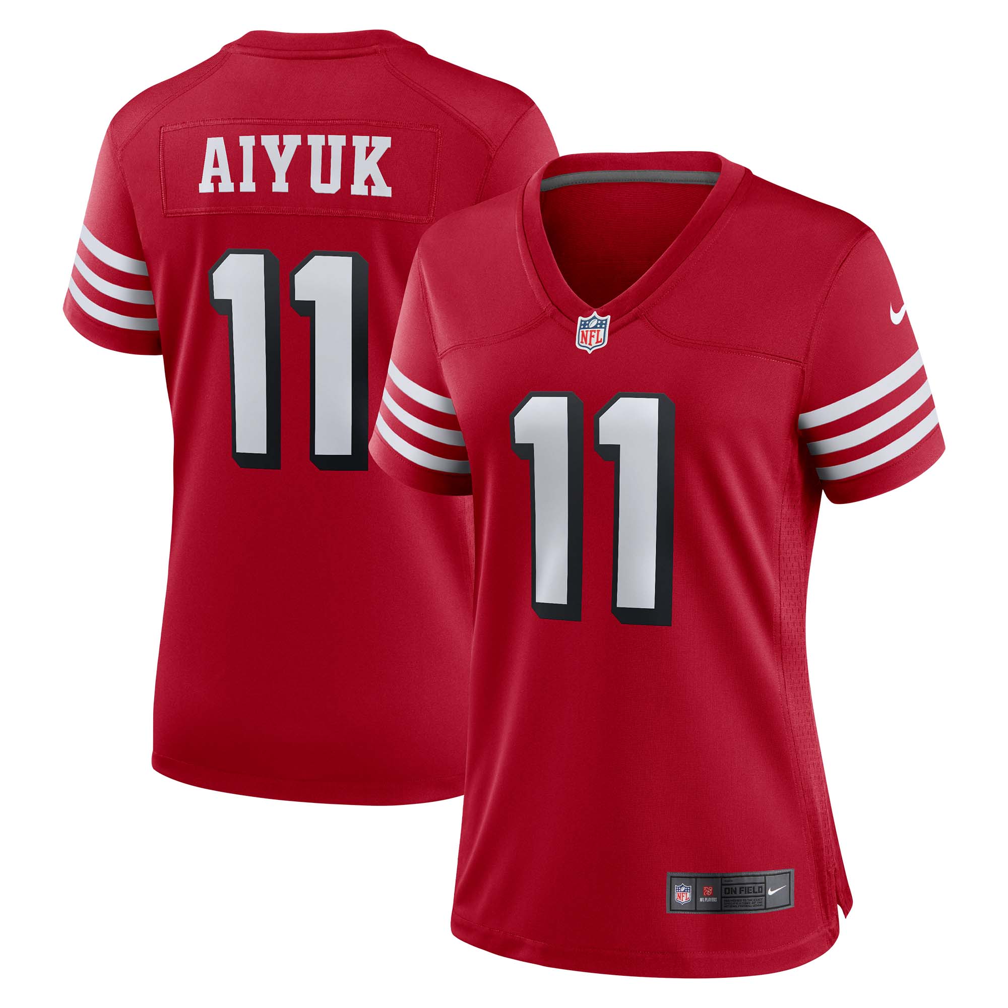 Brandon Aiyuk San Francisco 49ers  Women's Alternate Game Jersey - Scarlet