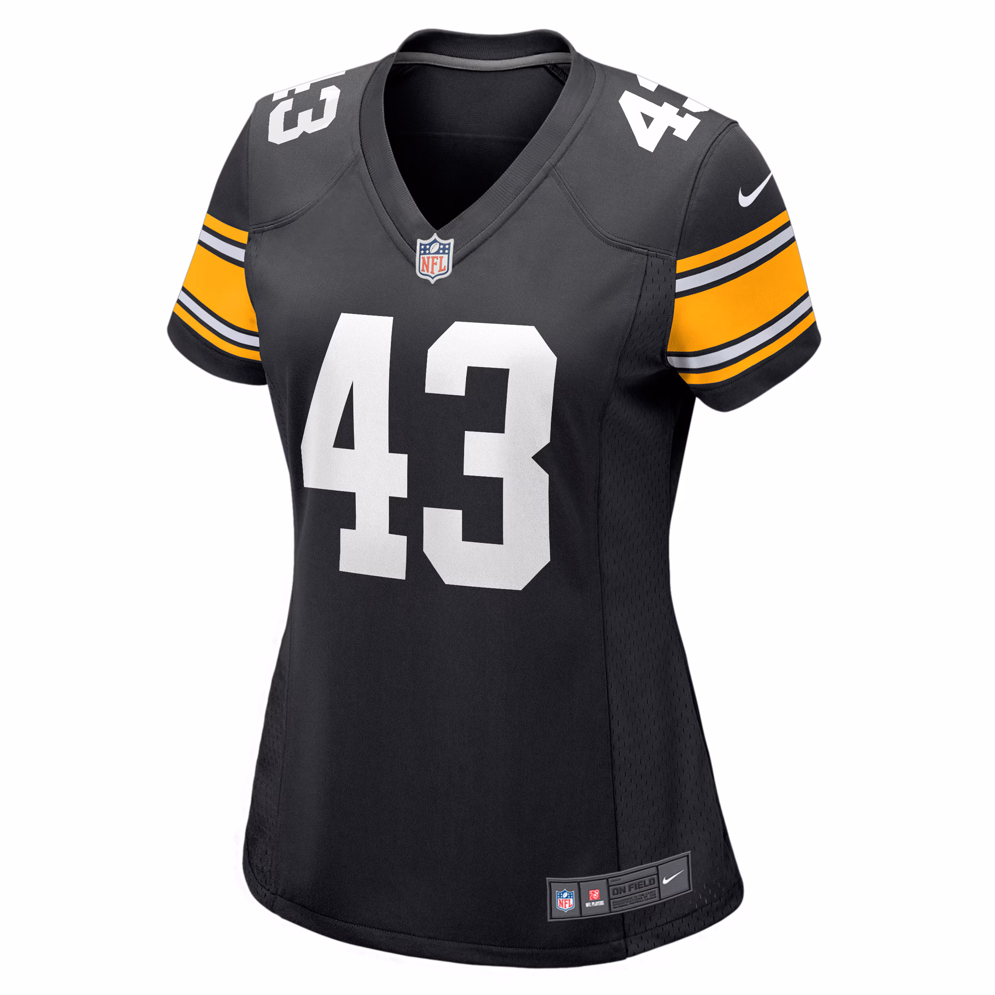 Troy Polamalu Pittsburgh Steelers Women's Retired Player Jersey - Black