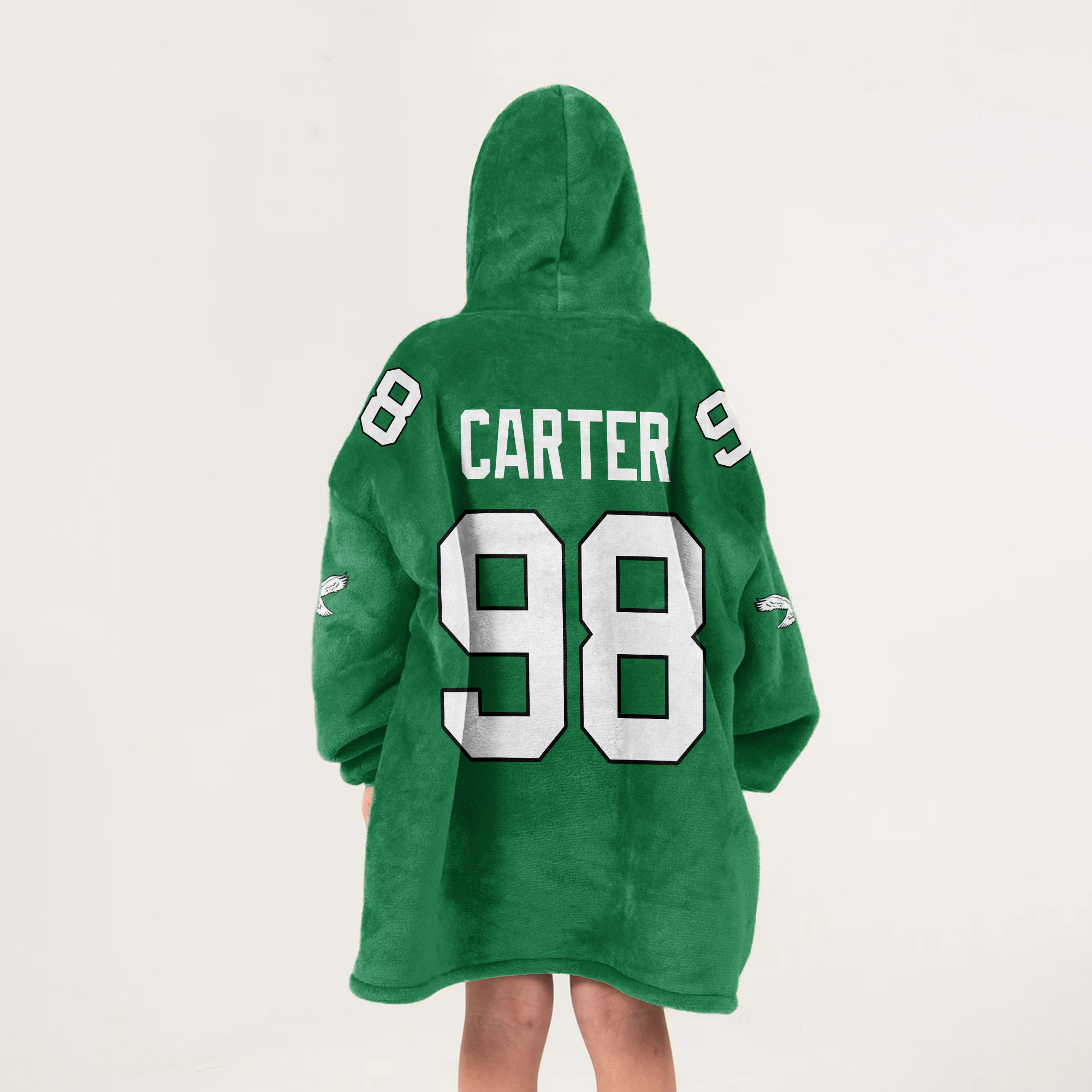 Kid J.C 98 Philadelphia Football Unisex Blanket Hoodie