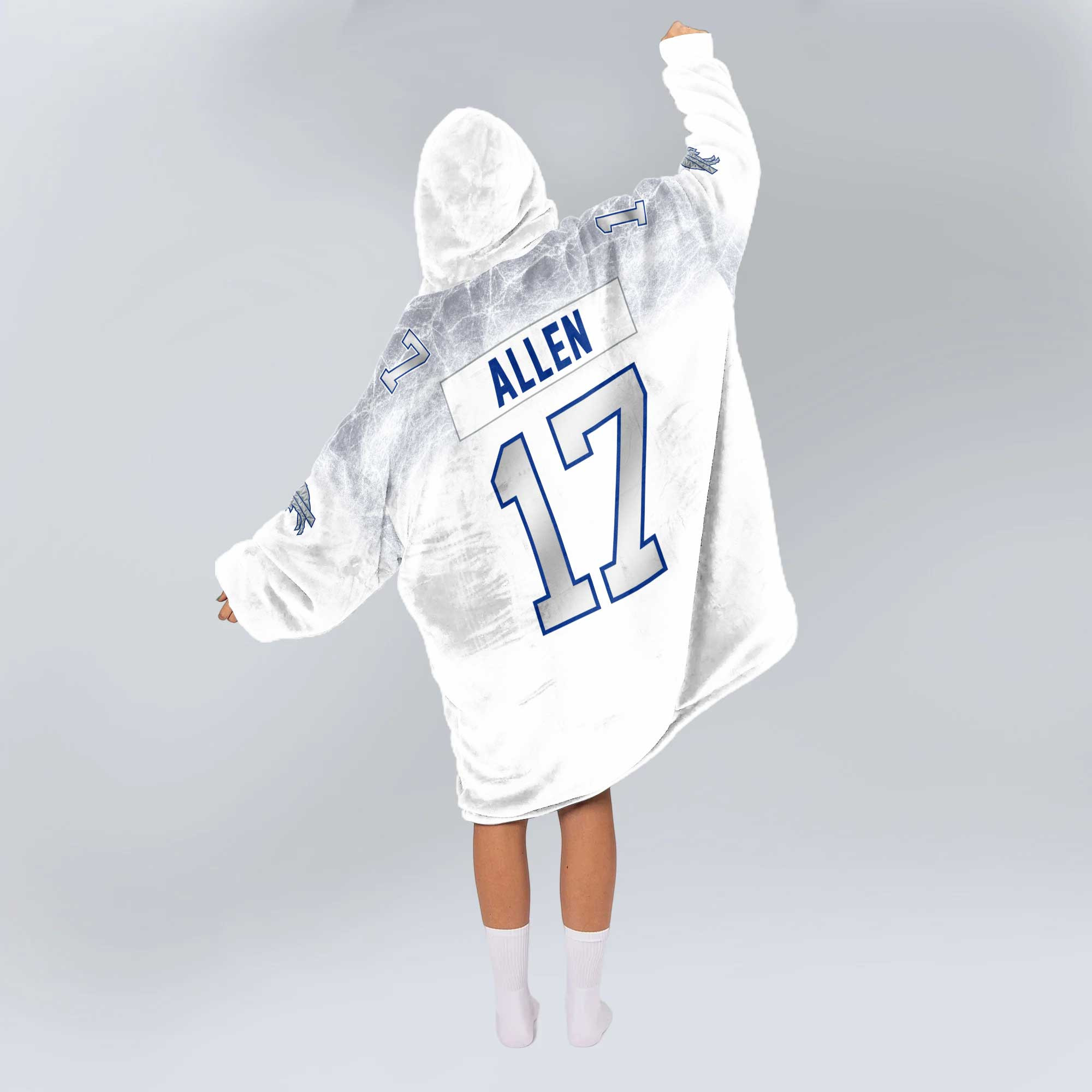 Captain J.A 17 Buffalo Football Unisex Blanket Hoodie