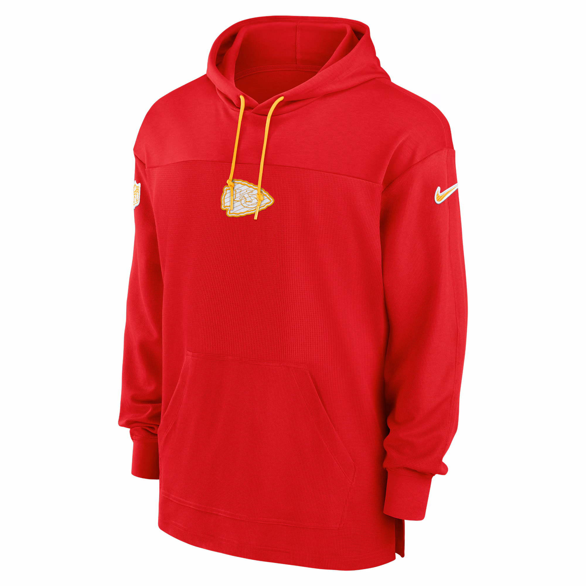 Kansas City Chiefs Sideline Jersey Performance Pullover Hoodie - Red