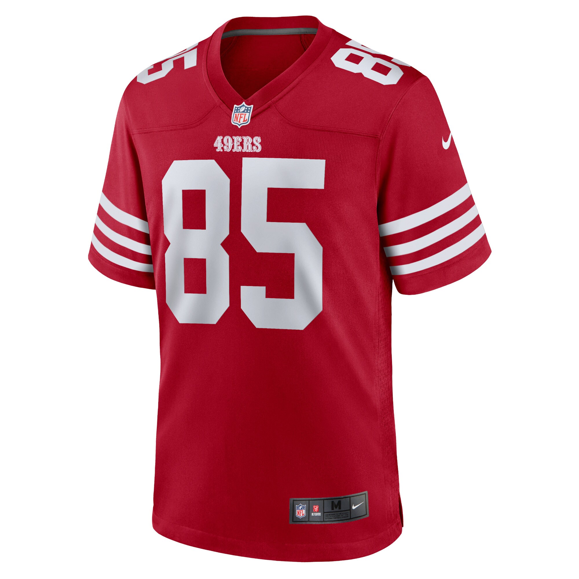 George Kittle San Francisco 49ers  Team Game Jersey - Scarlet