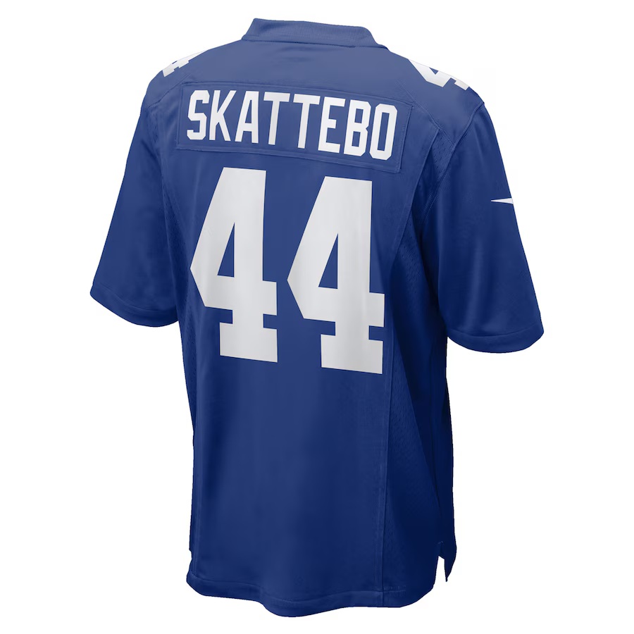 Men's New York Giants #44 Cam Skattebo Blue Limited Stitched Jersey