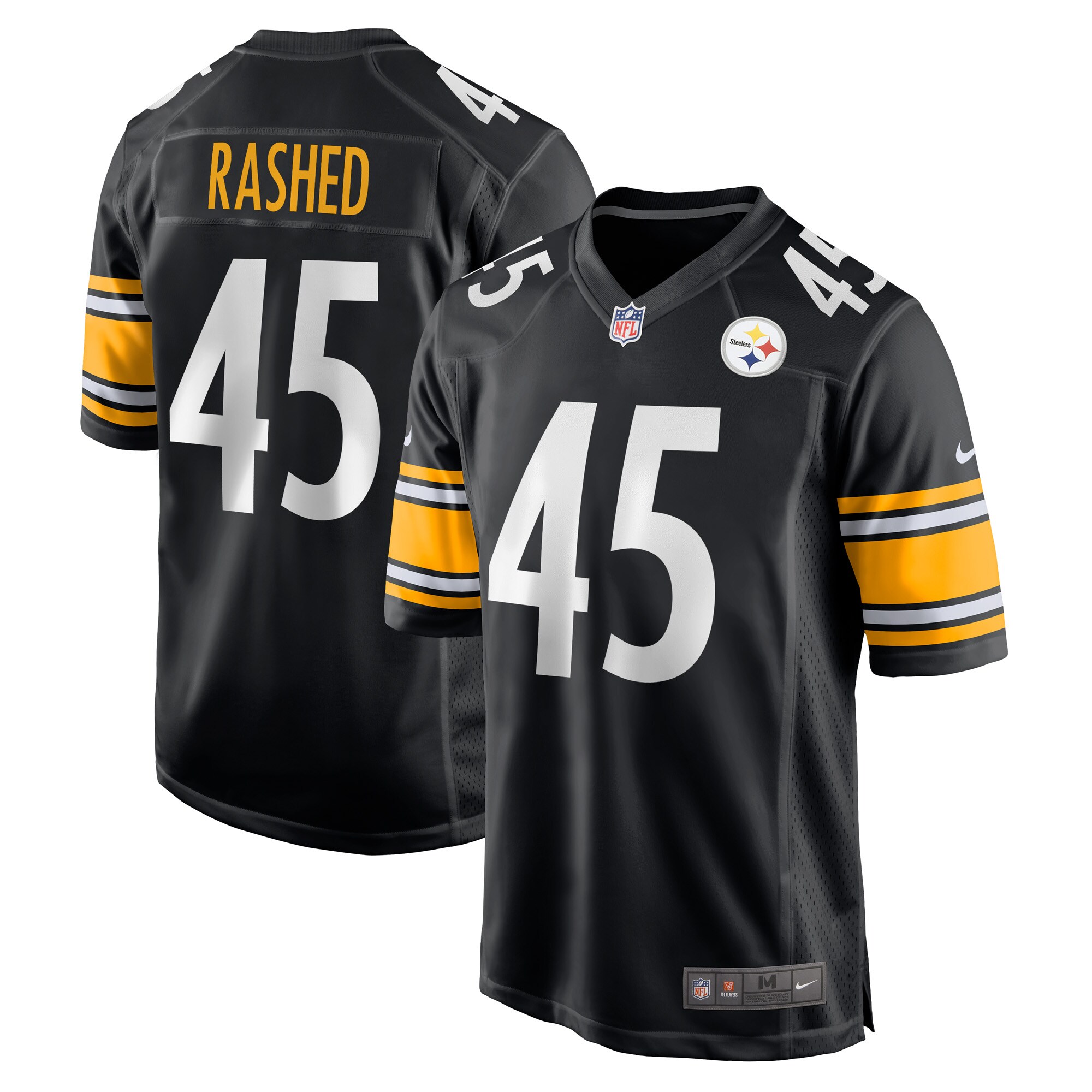 Hamilcar Rashed Jr. Pittsburgh Steelers  Game Player Jersey - Black