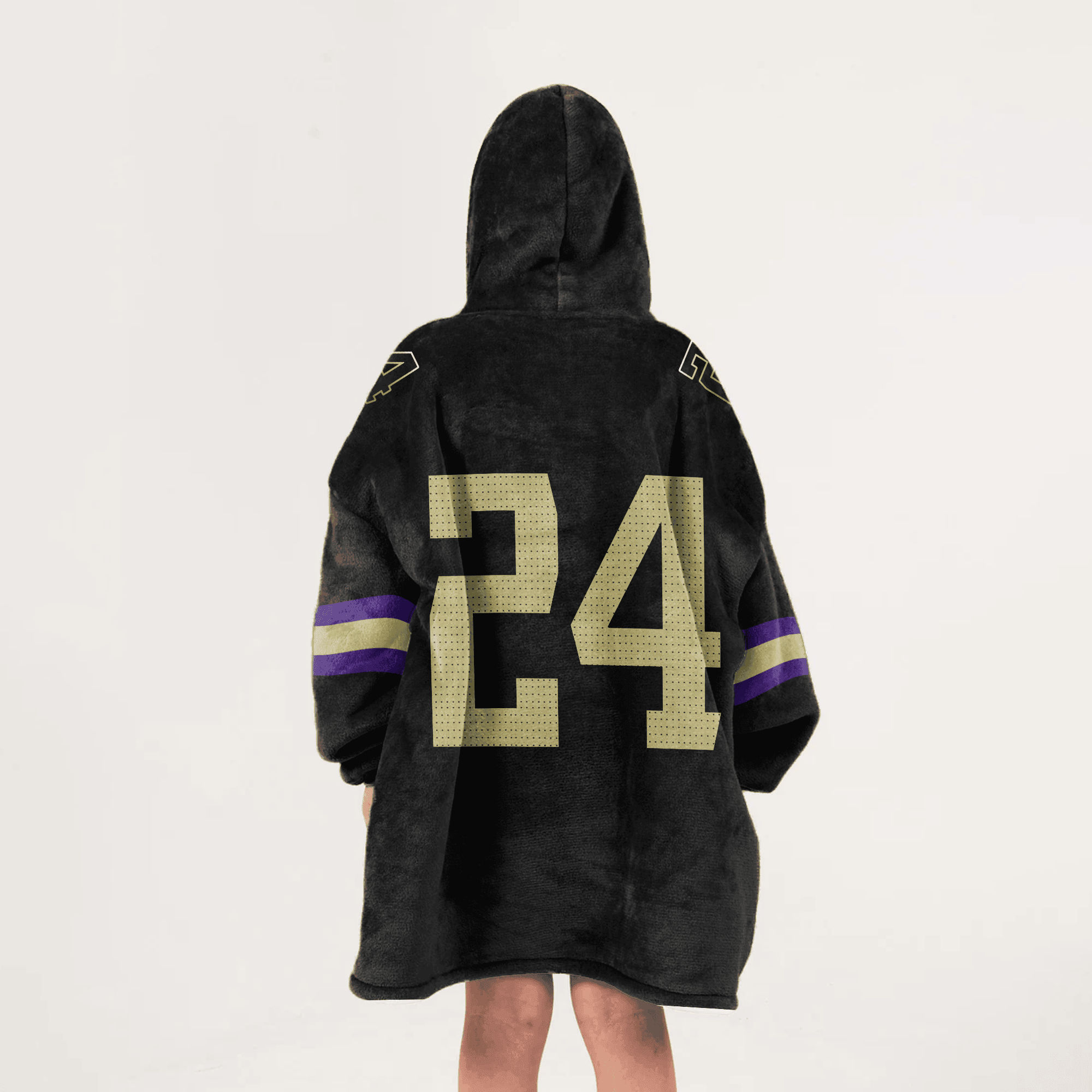 Kid 24 Washington Football Unisex Blanket Hoodie